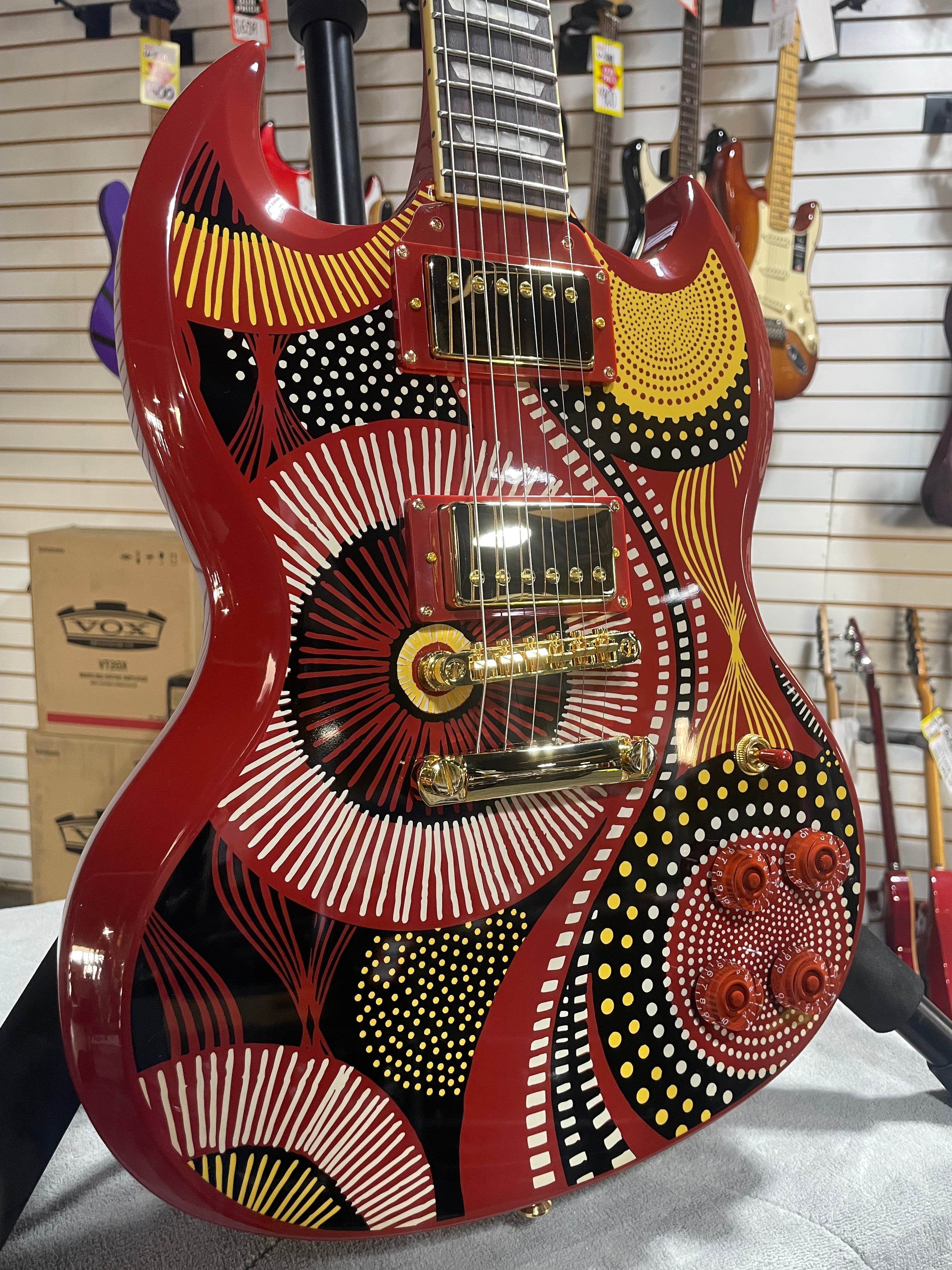 Epiphone Fatoumata Diawara SG Standard - Ember Red w/ OHSC & PLEK*D #319