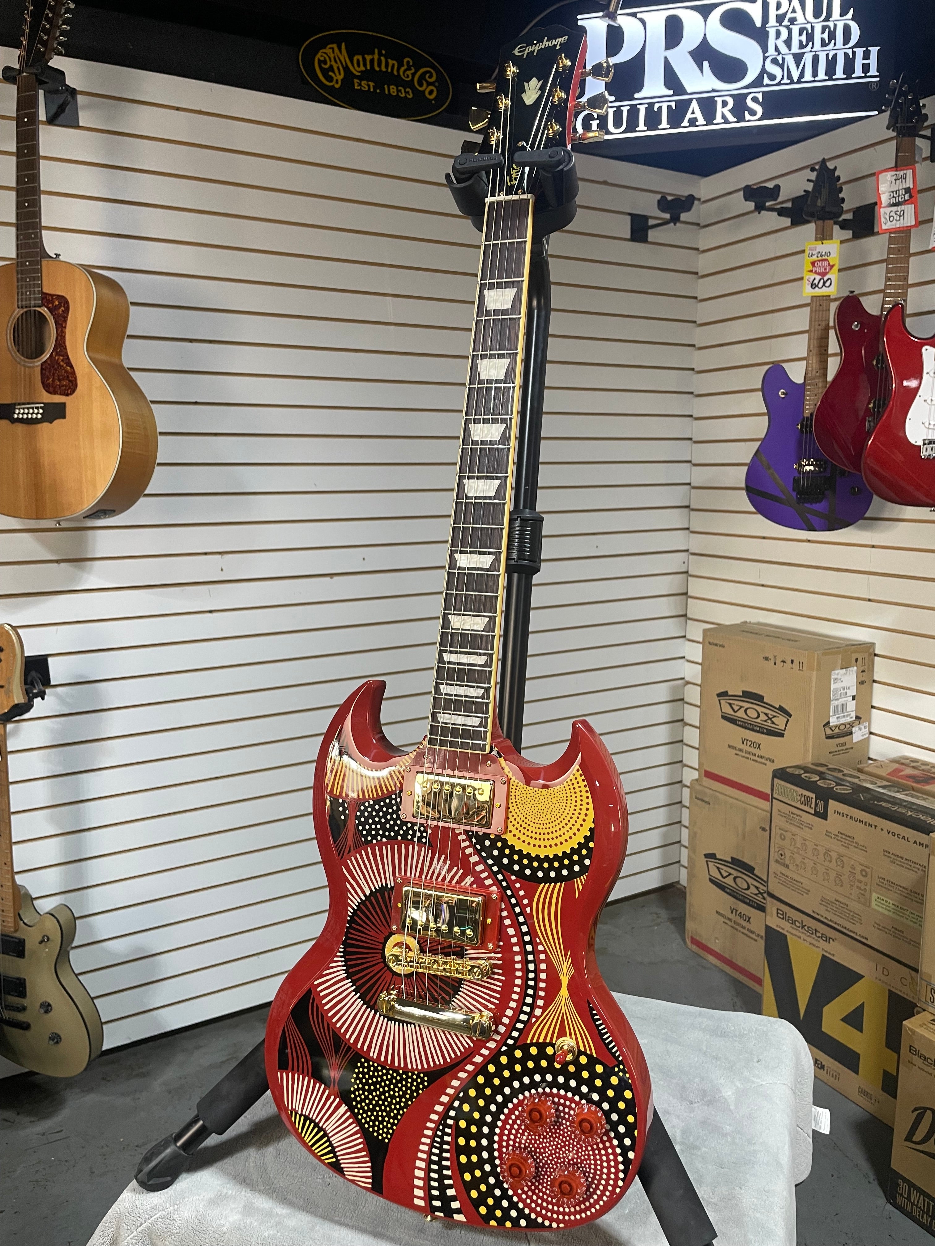 Epiphone Fatoumata Diawara SG Standard - Ember Red w/ OHSC & PLEK*D #319