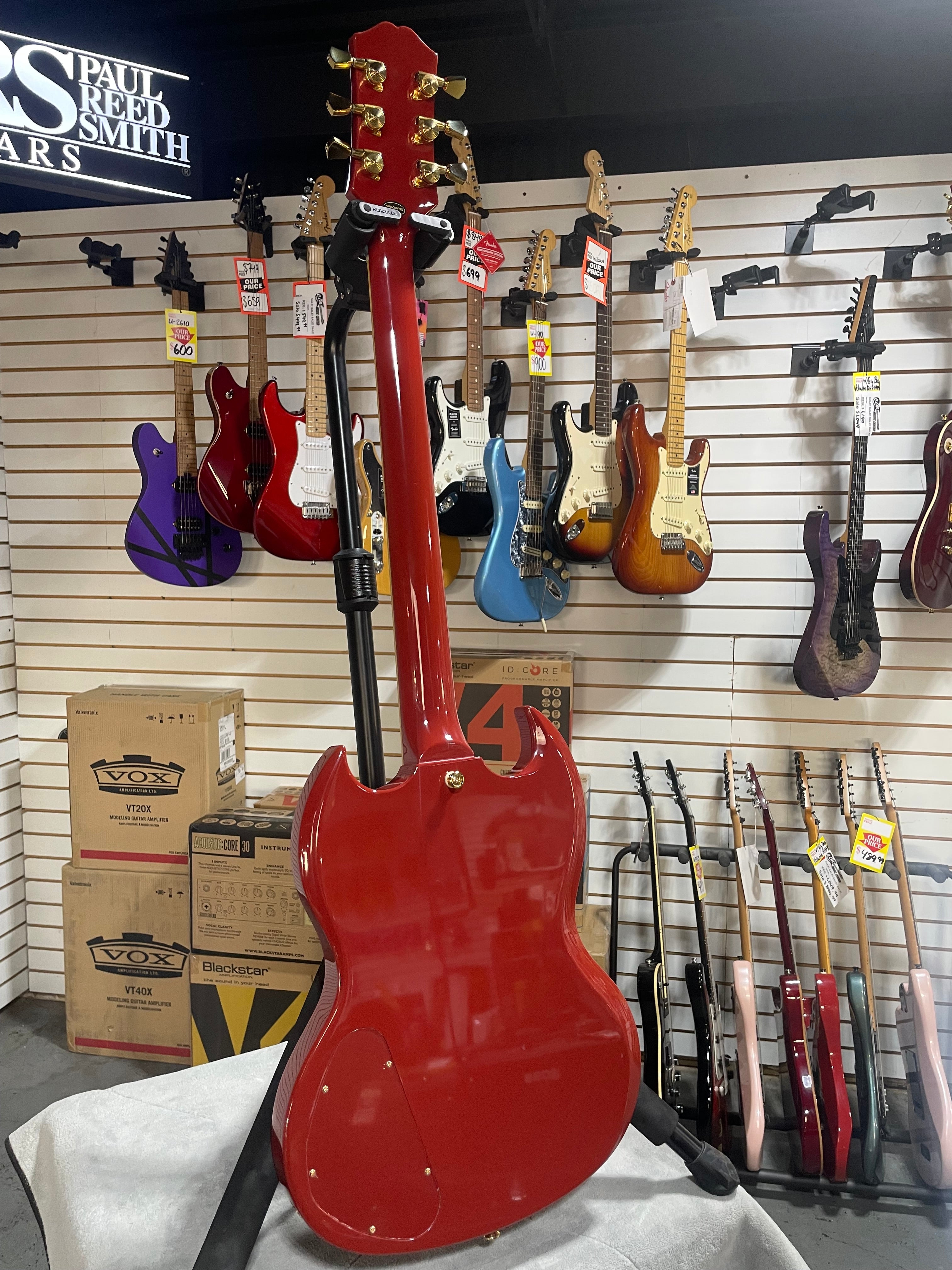 Epiphone Fatoumata Diawara SG Standard - Ember Red w/ OHSC & PLEK*D #319