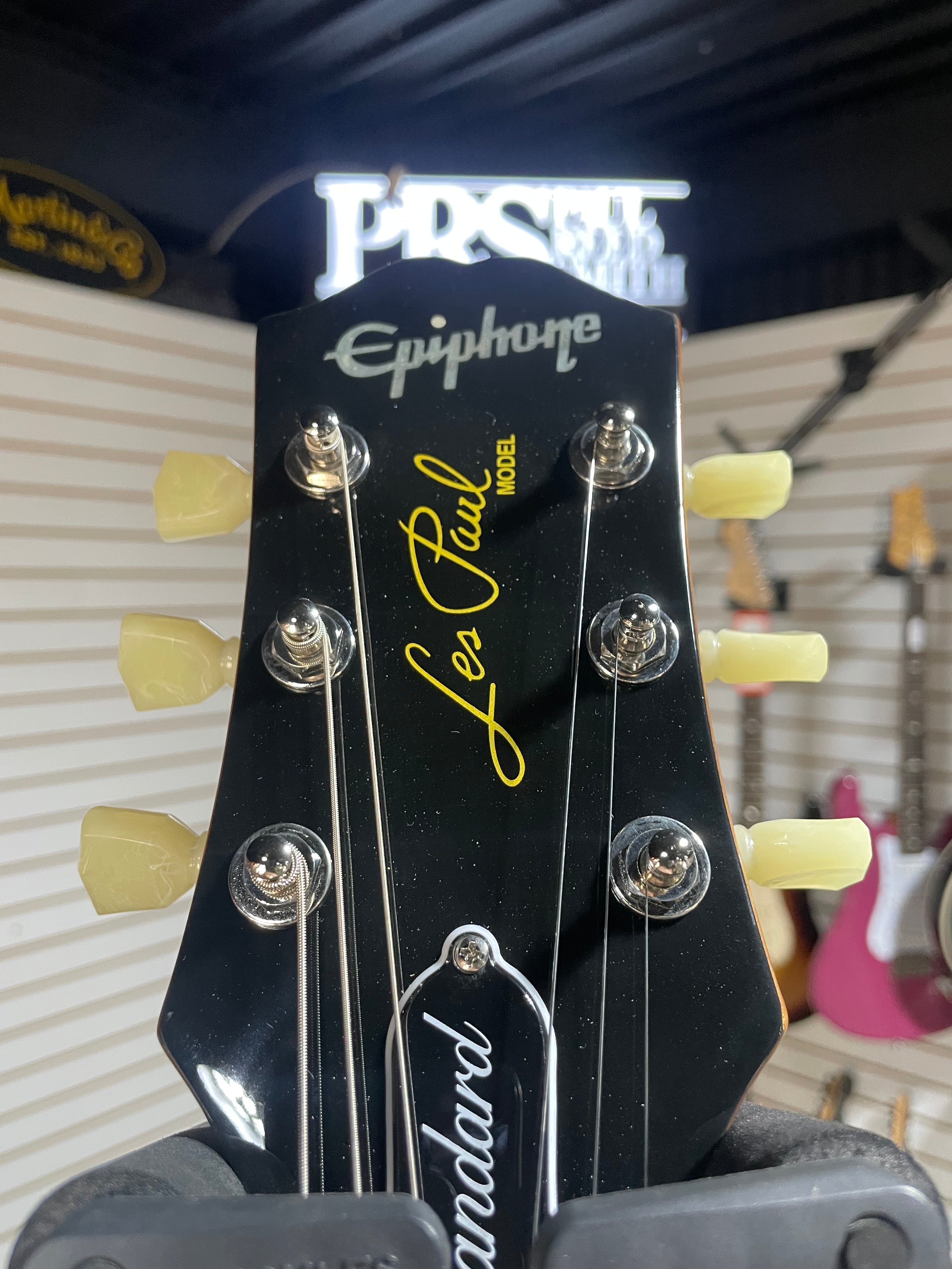 Epiphone Les Paul Standard 50s Electric Guitar - Gold w/Gig Bag & PLEK*D #504