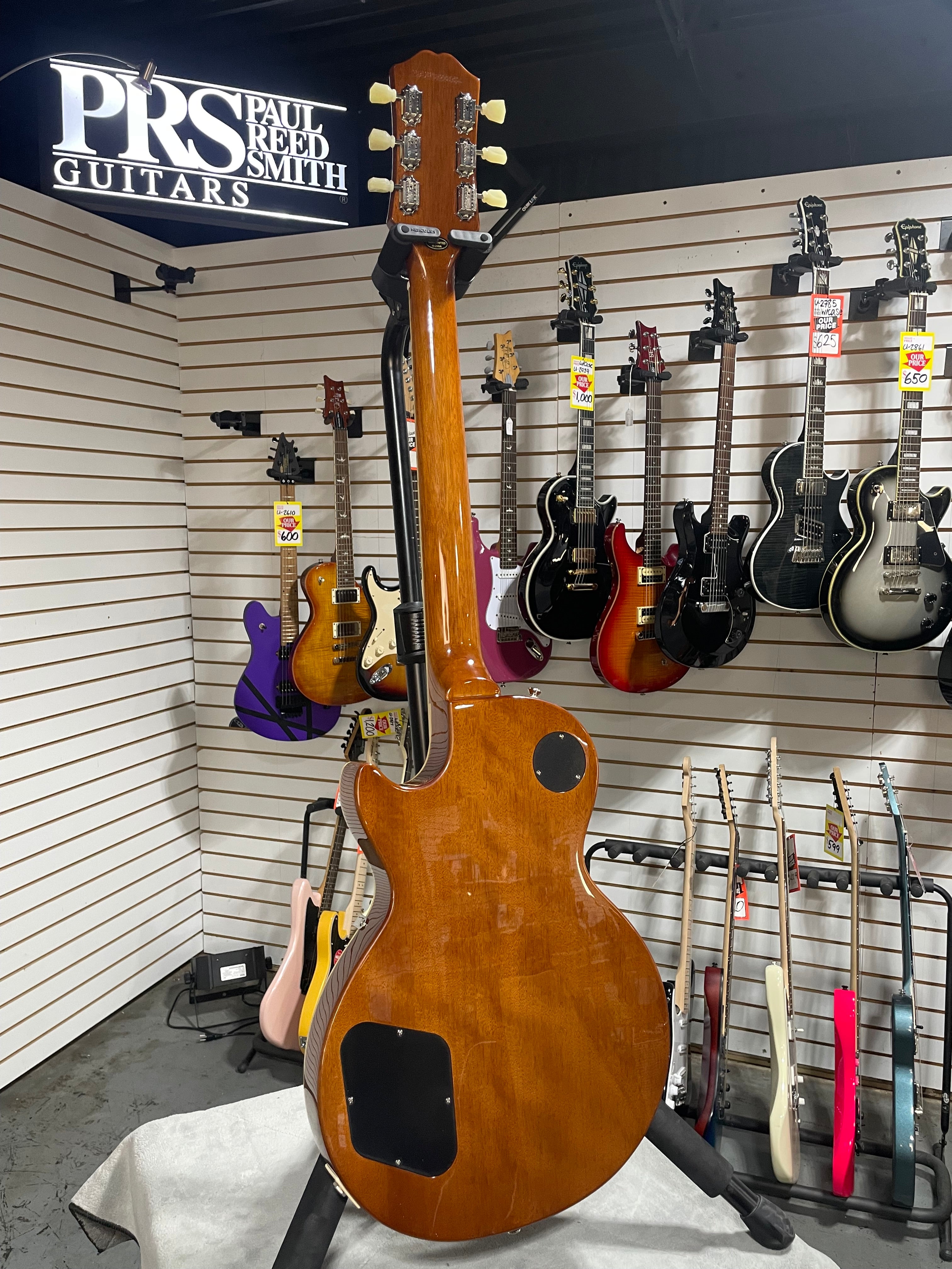 Epiphone Les Paul Standard 50s Electric Guitar - Gold w/Gig Bag & PLEK*D #504