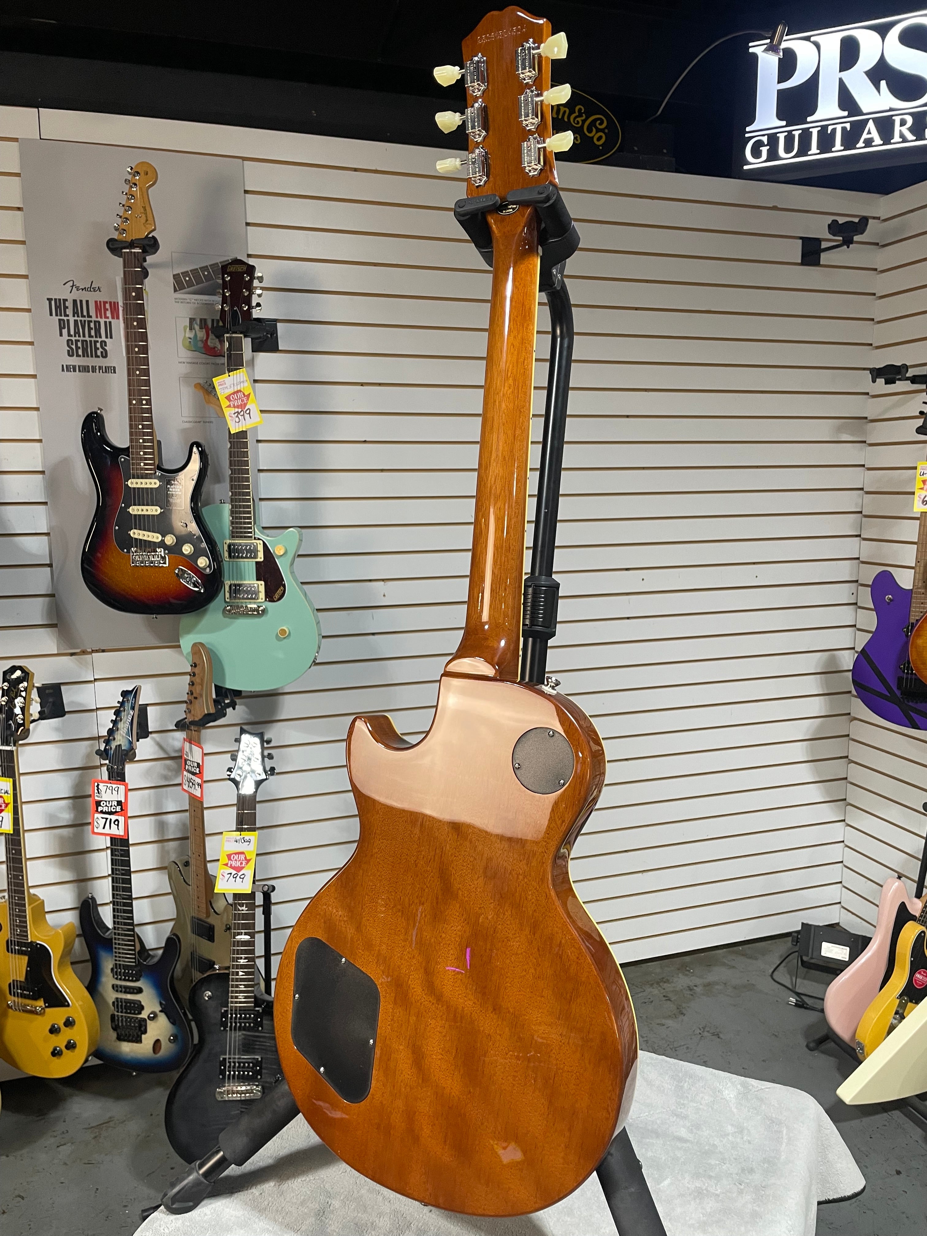 Epiphone Les Paul Standard 50s Electric Guitar - Gold w/Gig Bag & PLEK*D #504