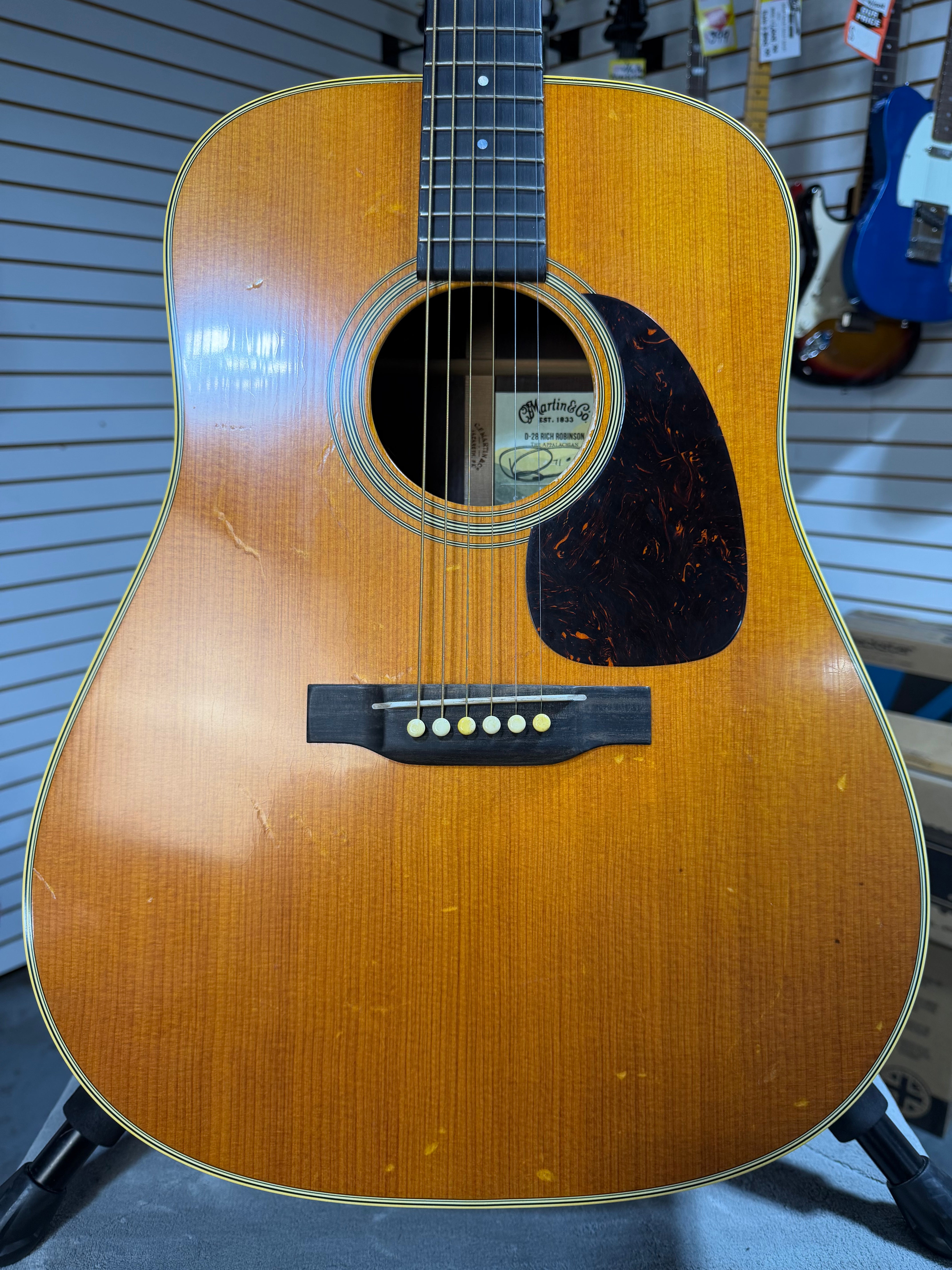 Martin Rich Robinson Signature D-28 Natural