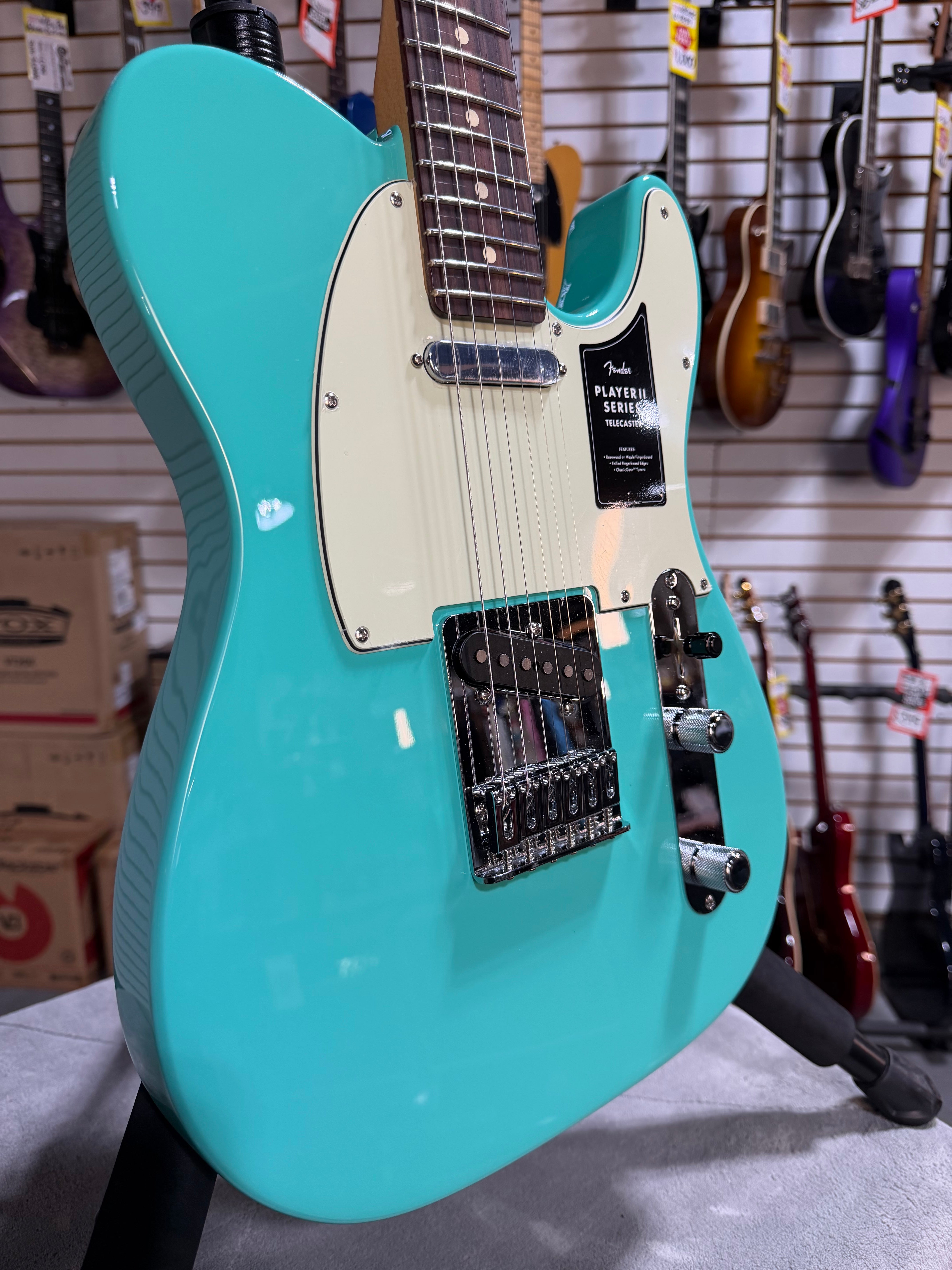 Fender 75th Anniversary Player II Telecaster Seafoam Green