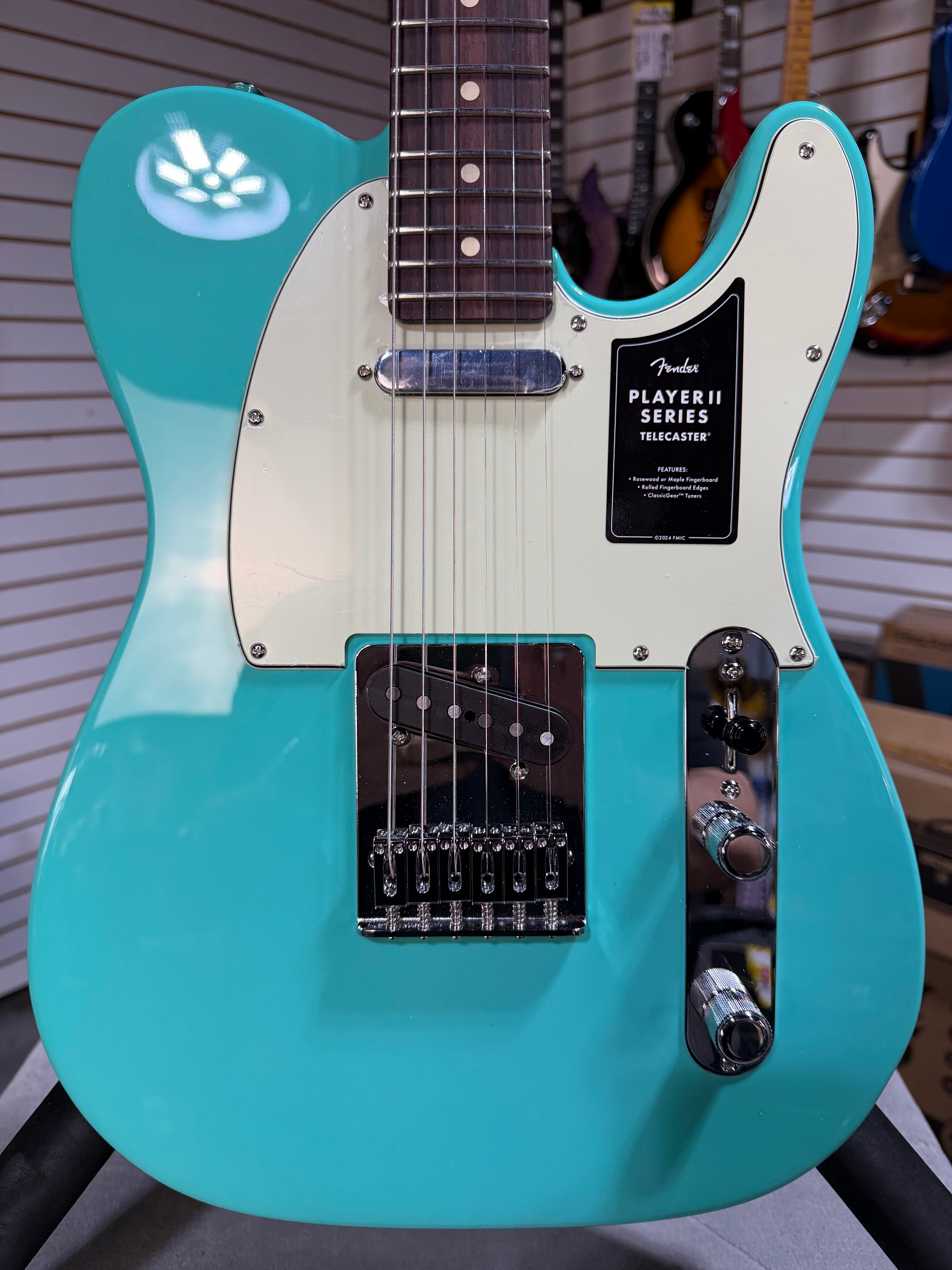 Fender 75th Anniversary Player II Telecaster Seafoam Green