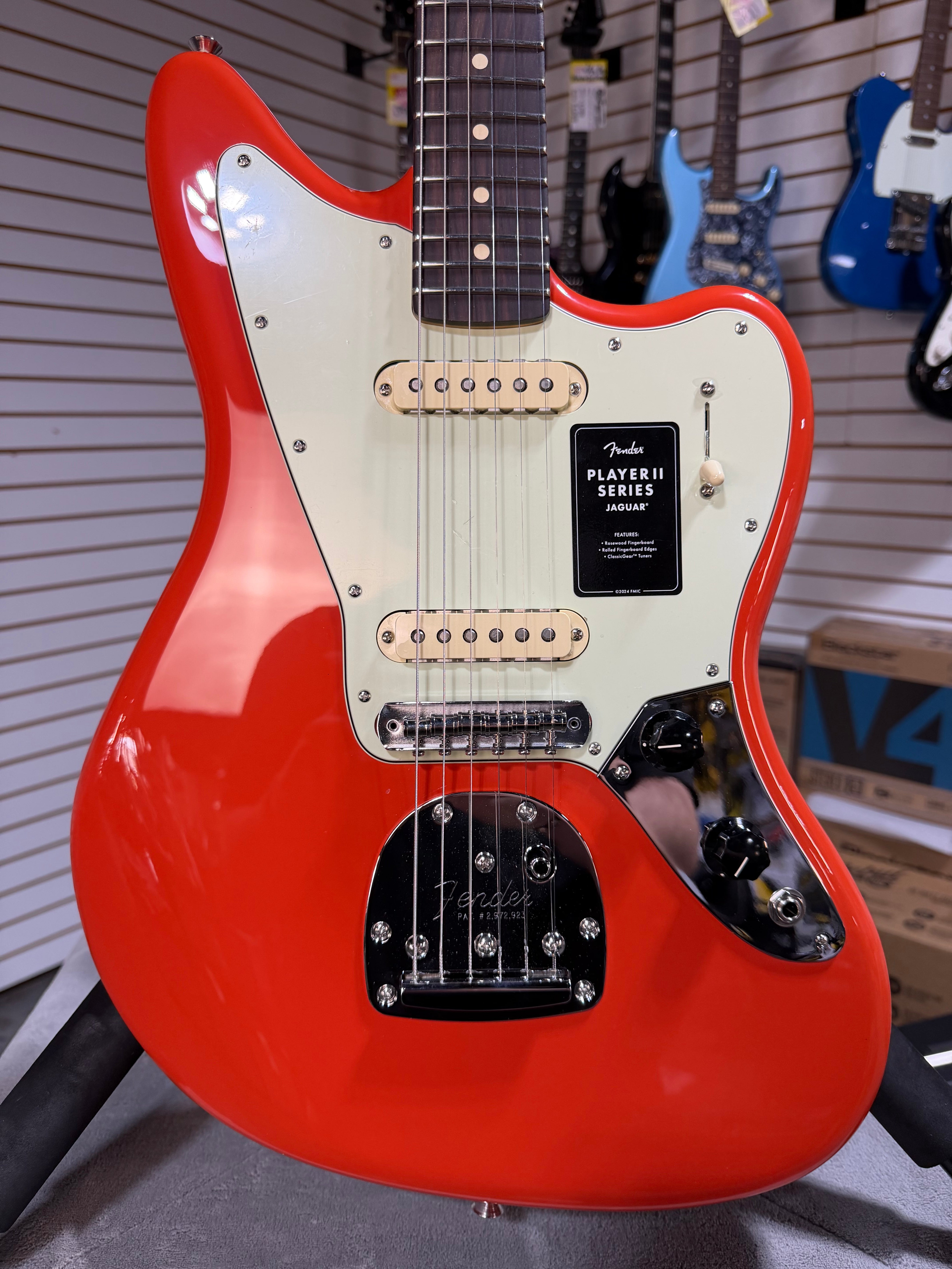 Fender Player II Jaguar Coral Red
