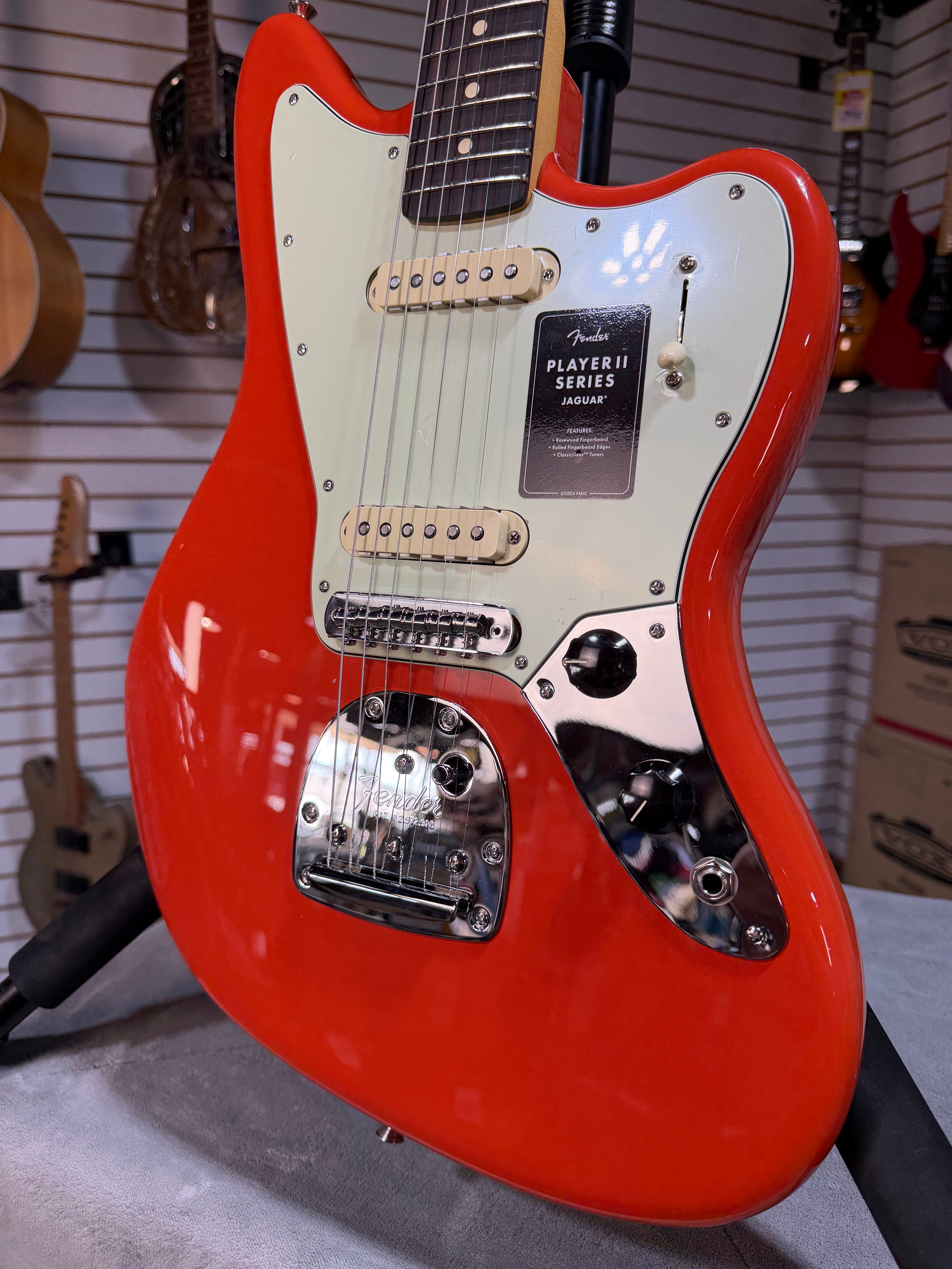 Fender Player II Jaguar Coral Red