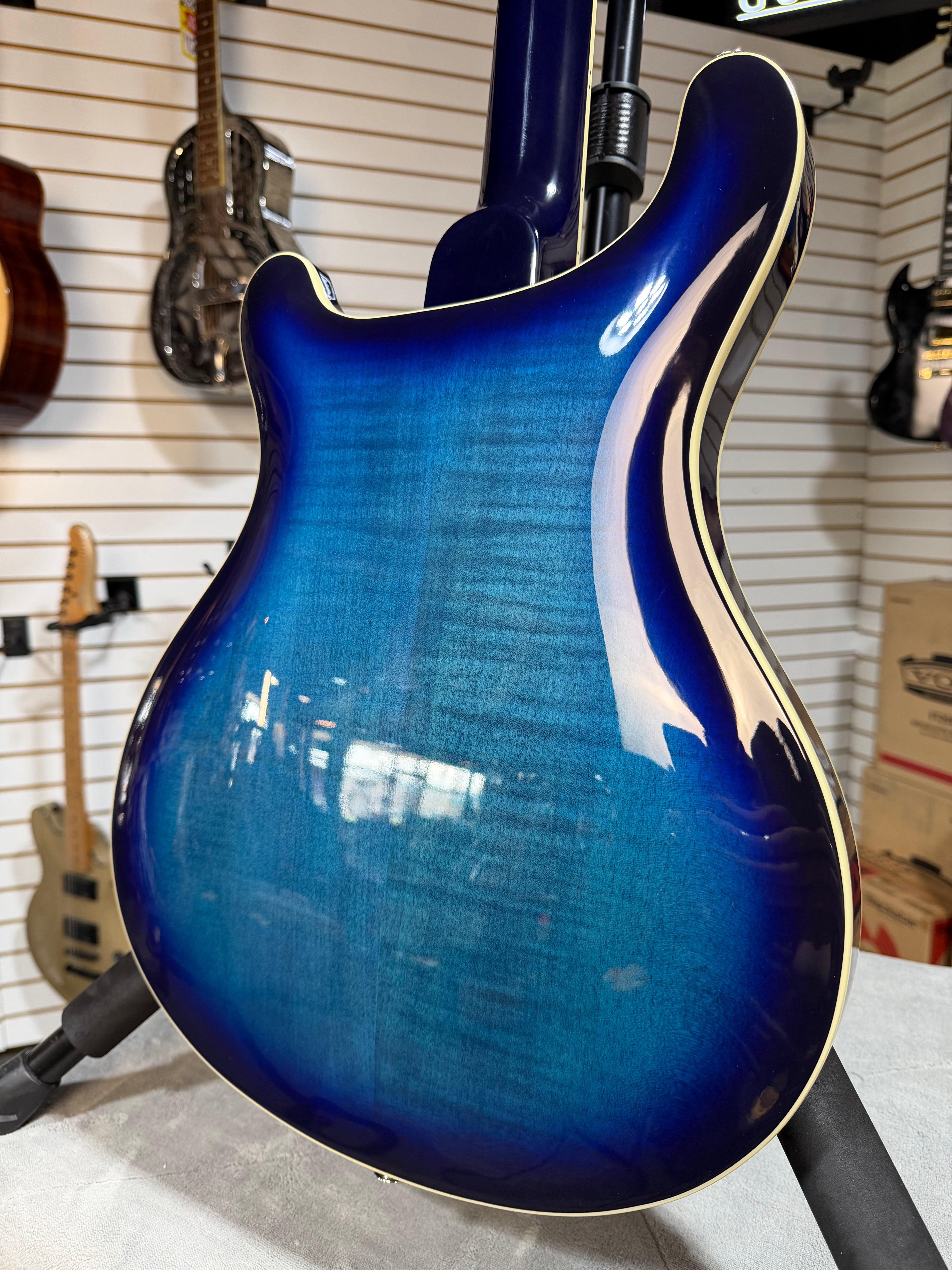 PRS SE Hollowbody II Faded Blue Burst