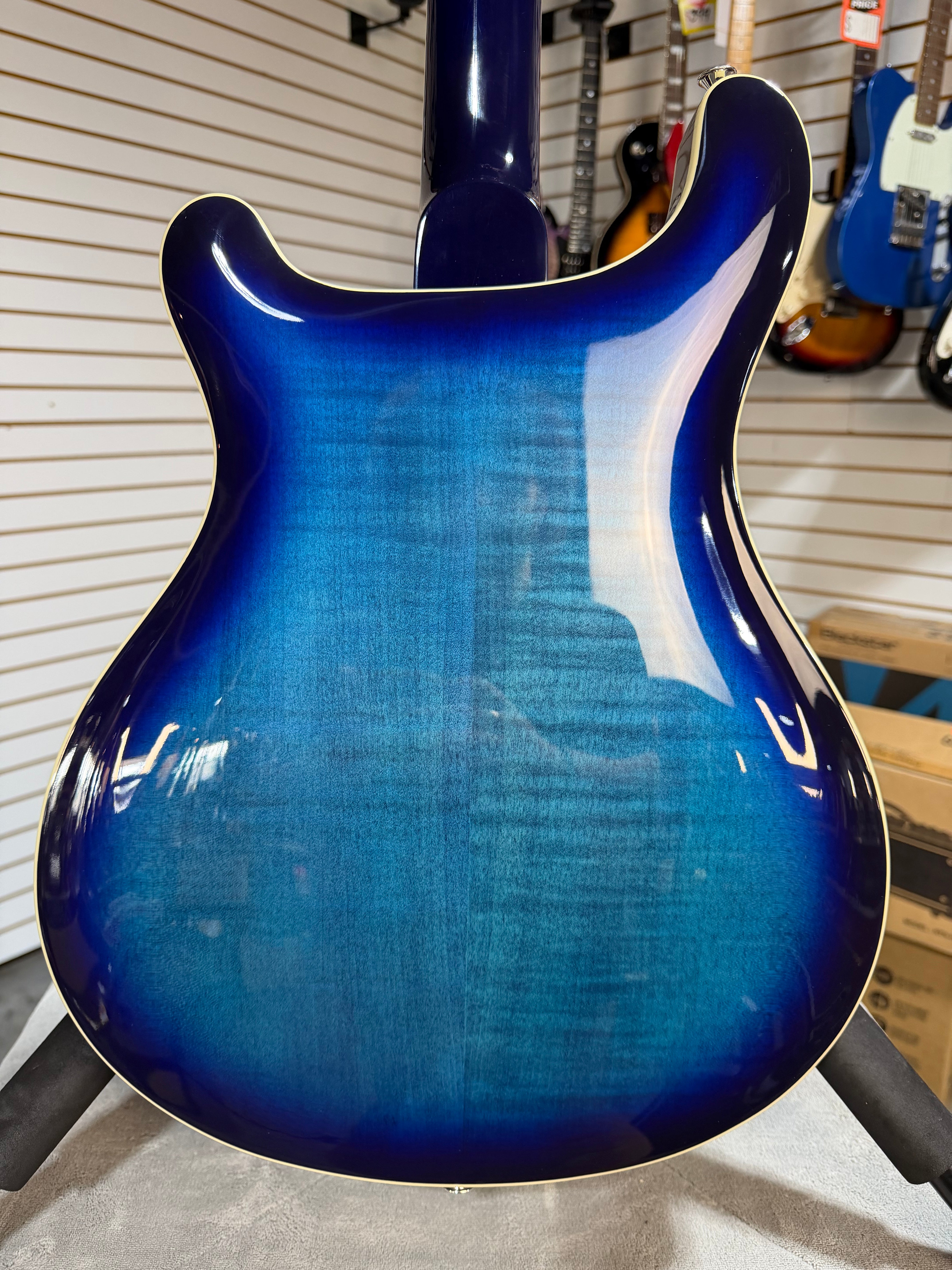 PRS SE Hollowbody II Faded Blue Burst