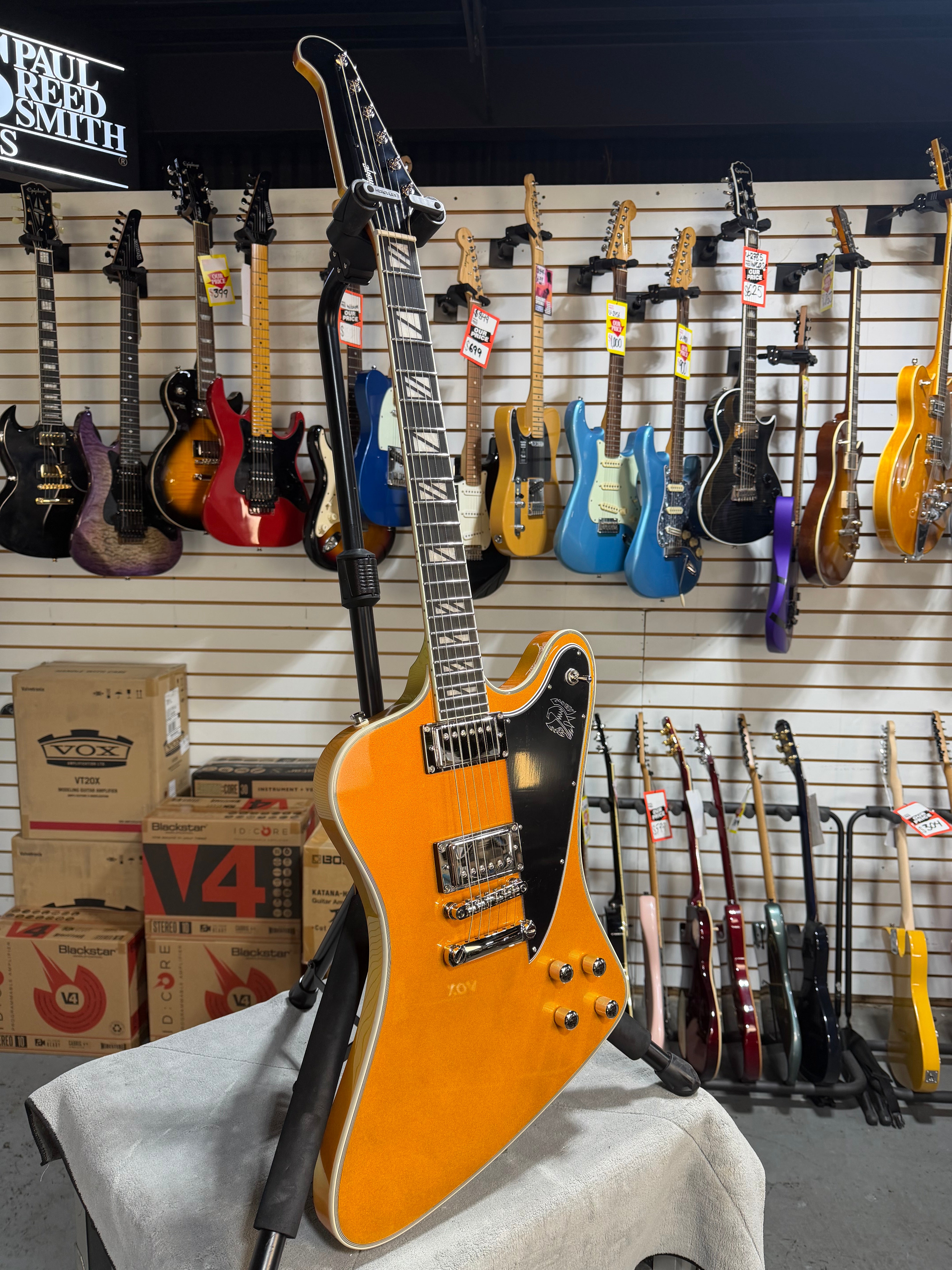 Epiphone Futura Firebird Custom Firestorm Shift | C&M Music Center