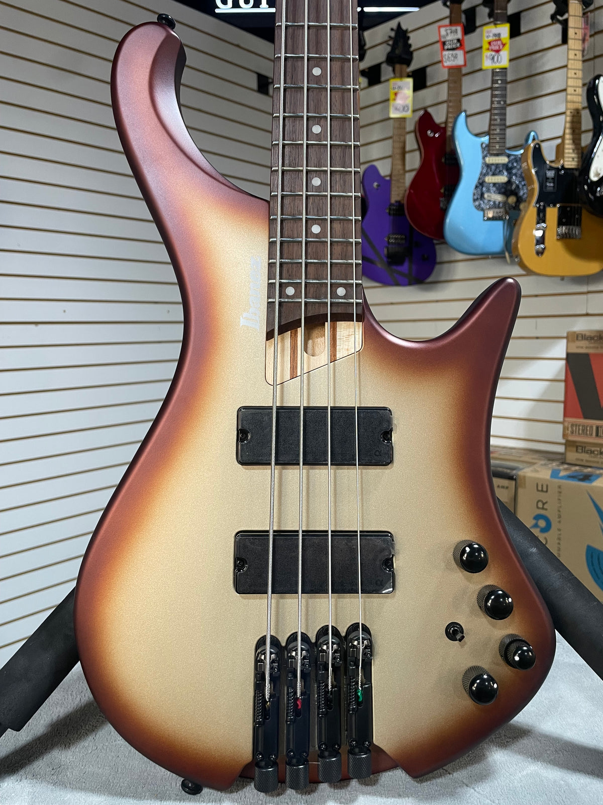 Ibanez EHB600 Charred Champagne Burst Matte