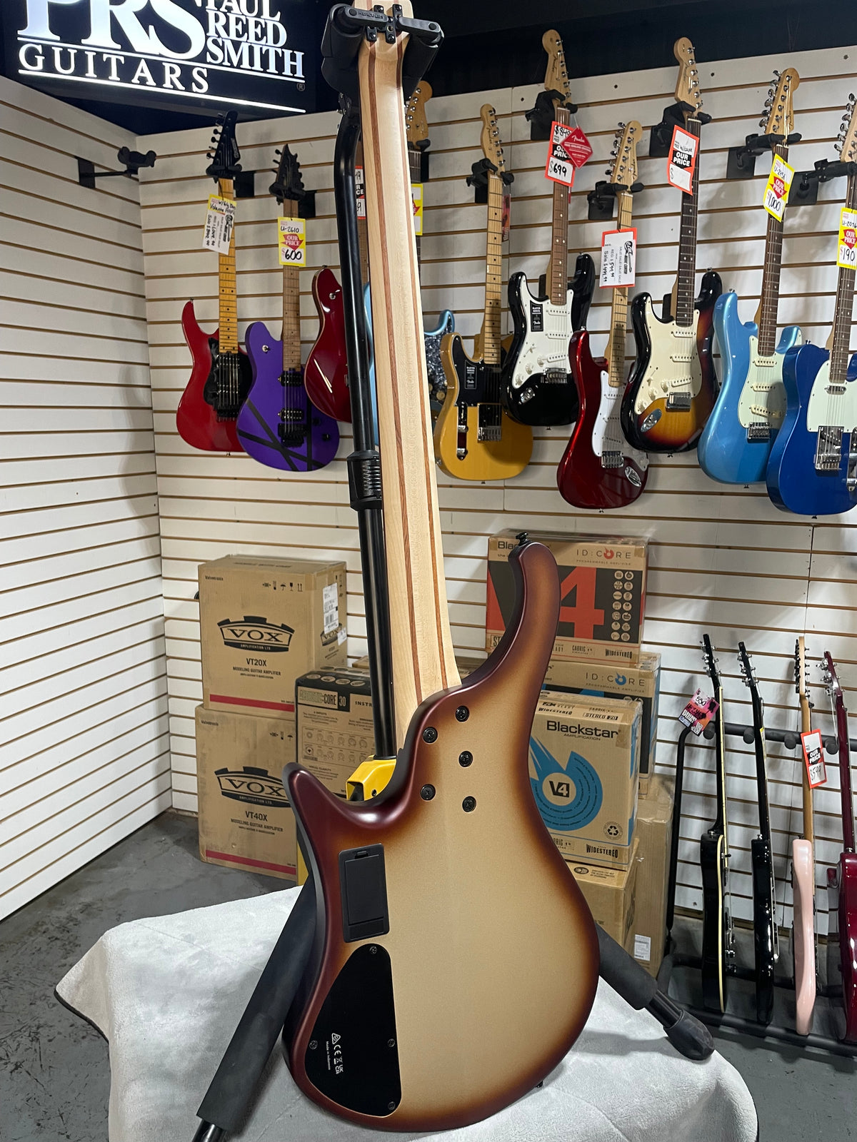 Ibanez EHB600 Charred Champagne Burst Matte