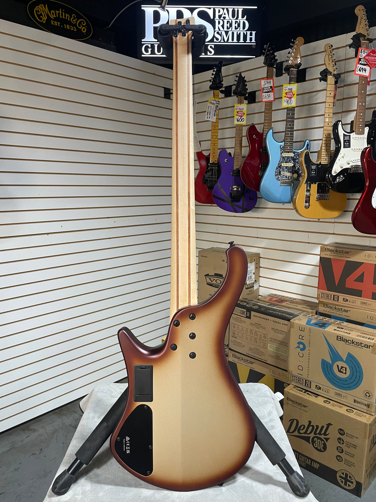 Ibanez EHB600 Charred Champagne Burst Matte