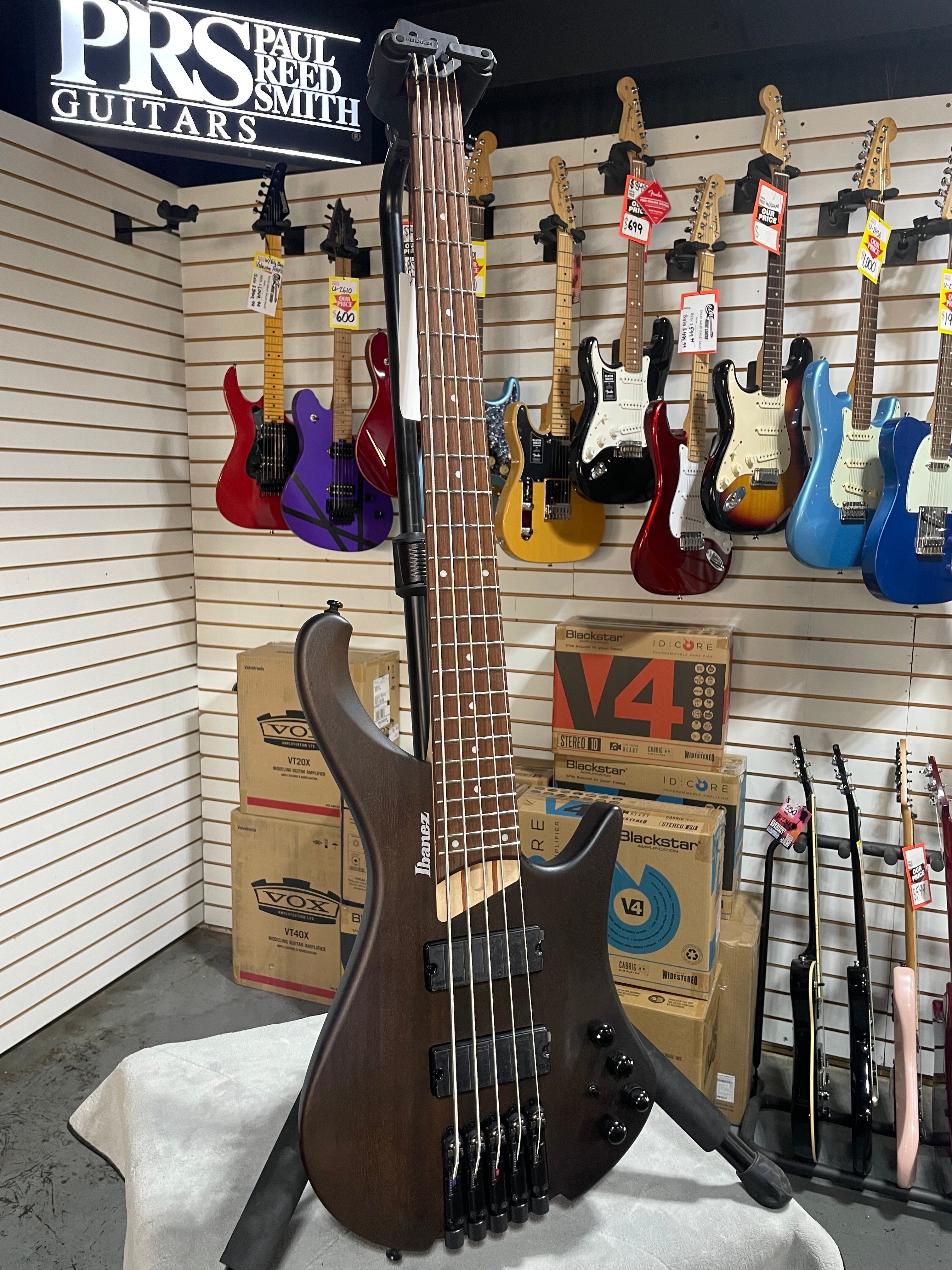 Ibanez EHB605 Walnut Flat