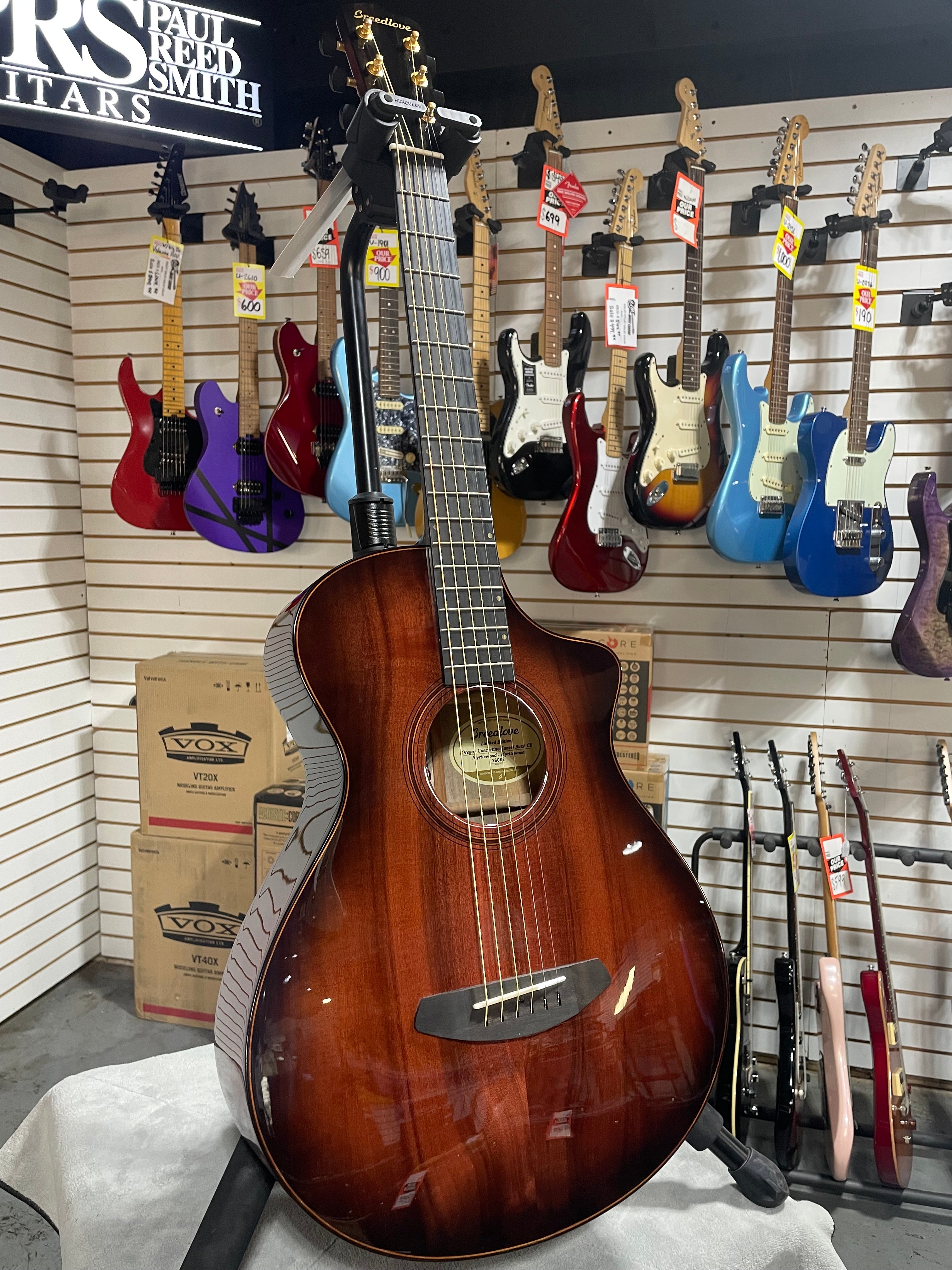 Breedlove Oregon Concertina CE Limited Edition Sunset Burst