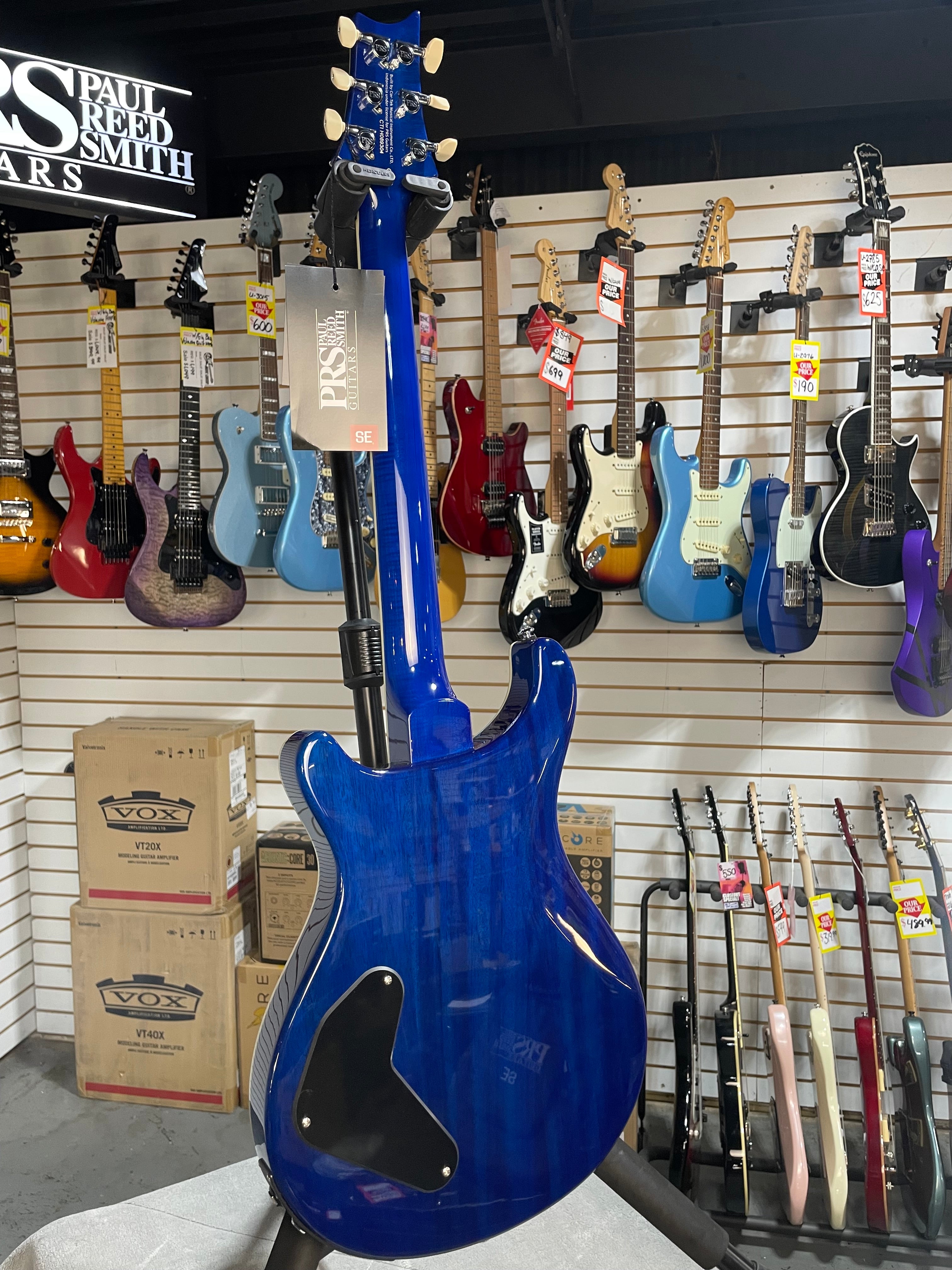 PRS SE Hollowbody I Piezo Lake Blue