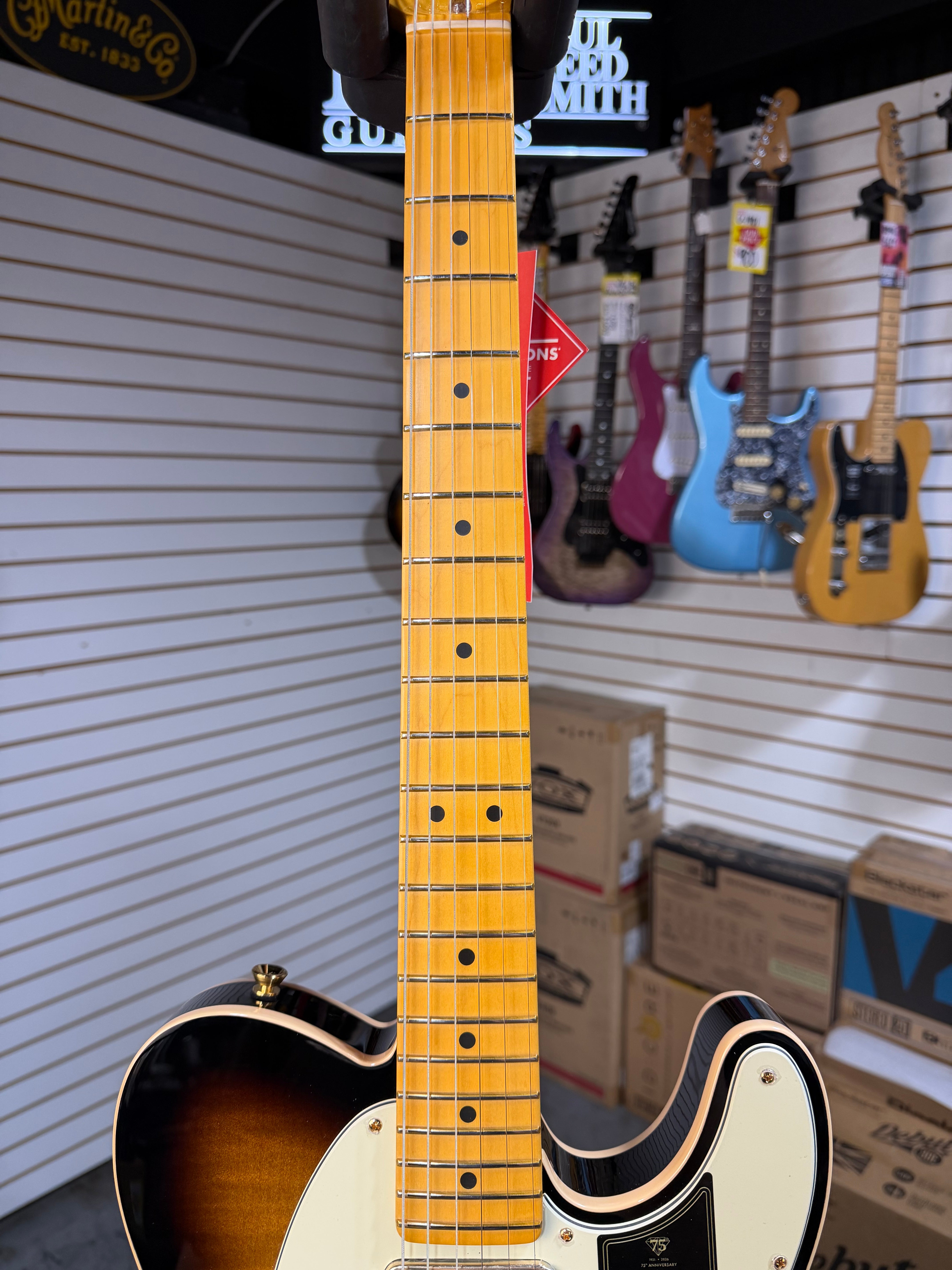 Fender 75th Anniversary American Professional II Custom Telecaster 2-Color Sunburst