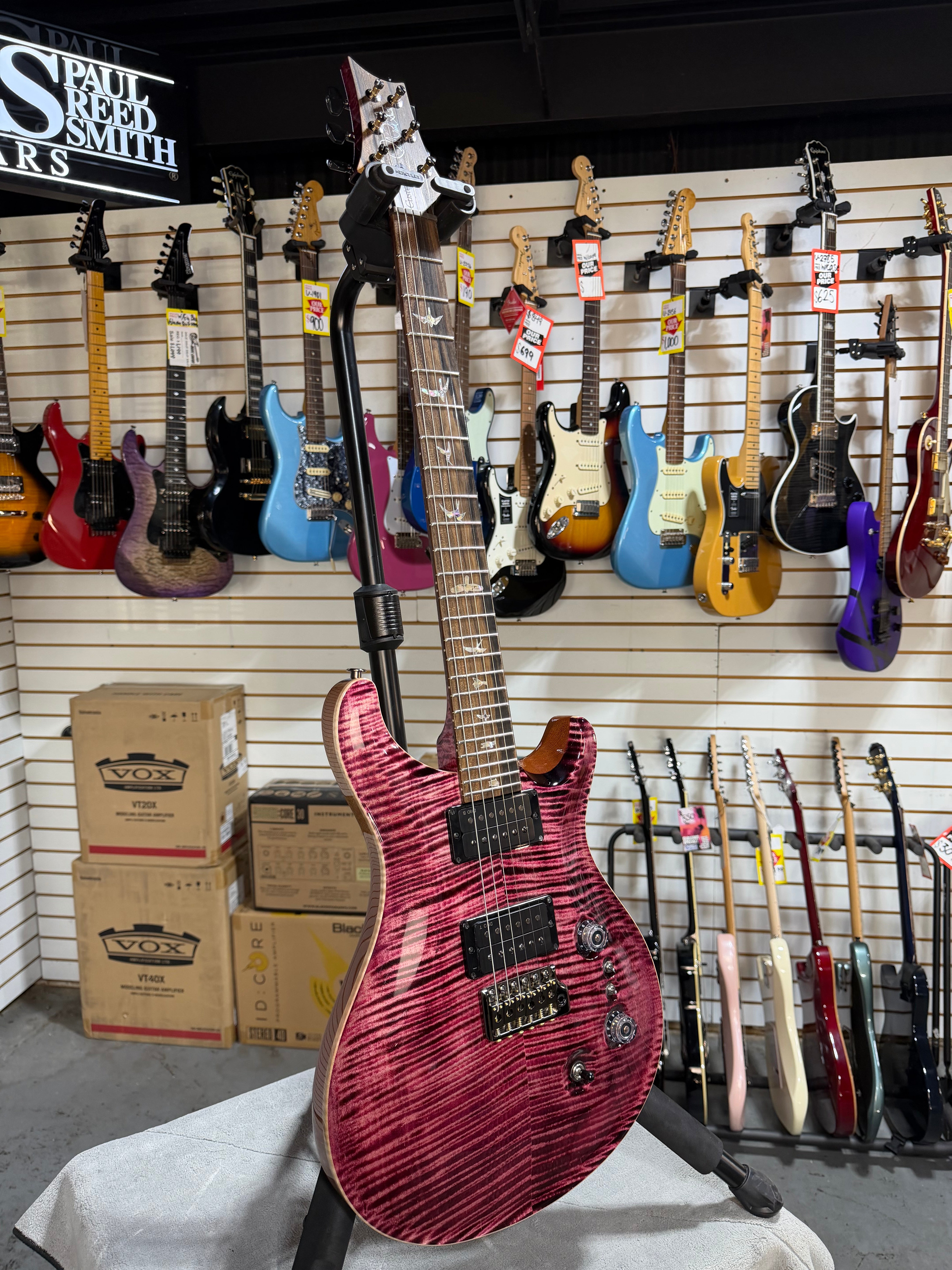 PRS Custom 24-08 10-Top Pomegranate