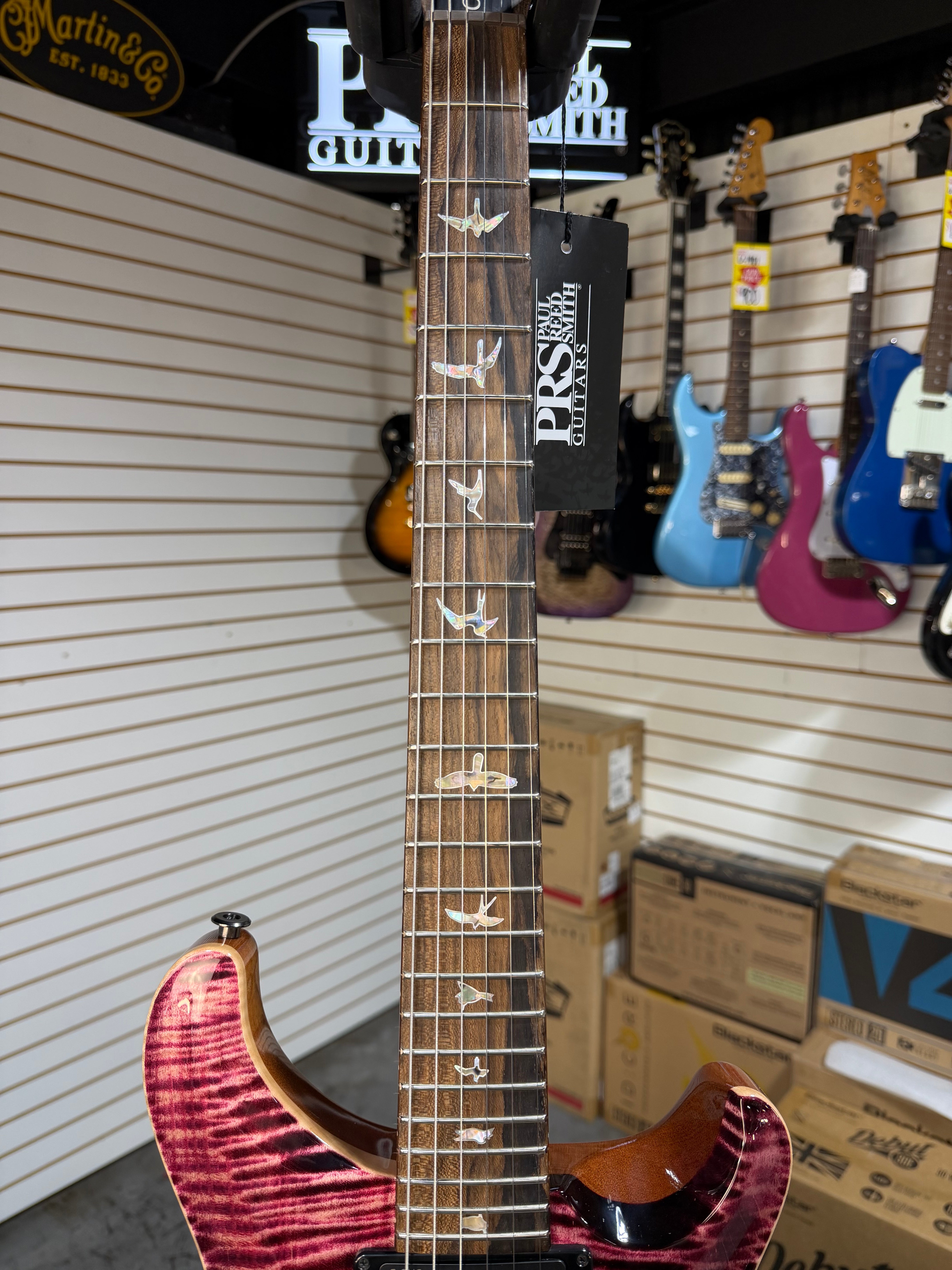 PRS Custom 24-08 10-Top Pomegranate