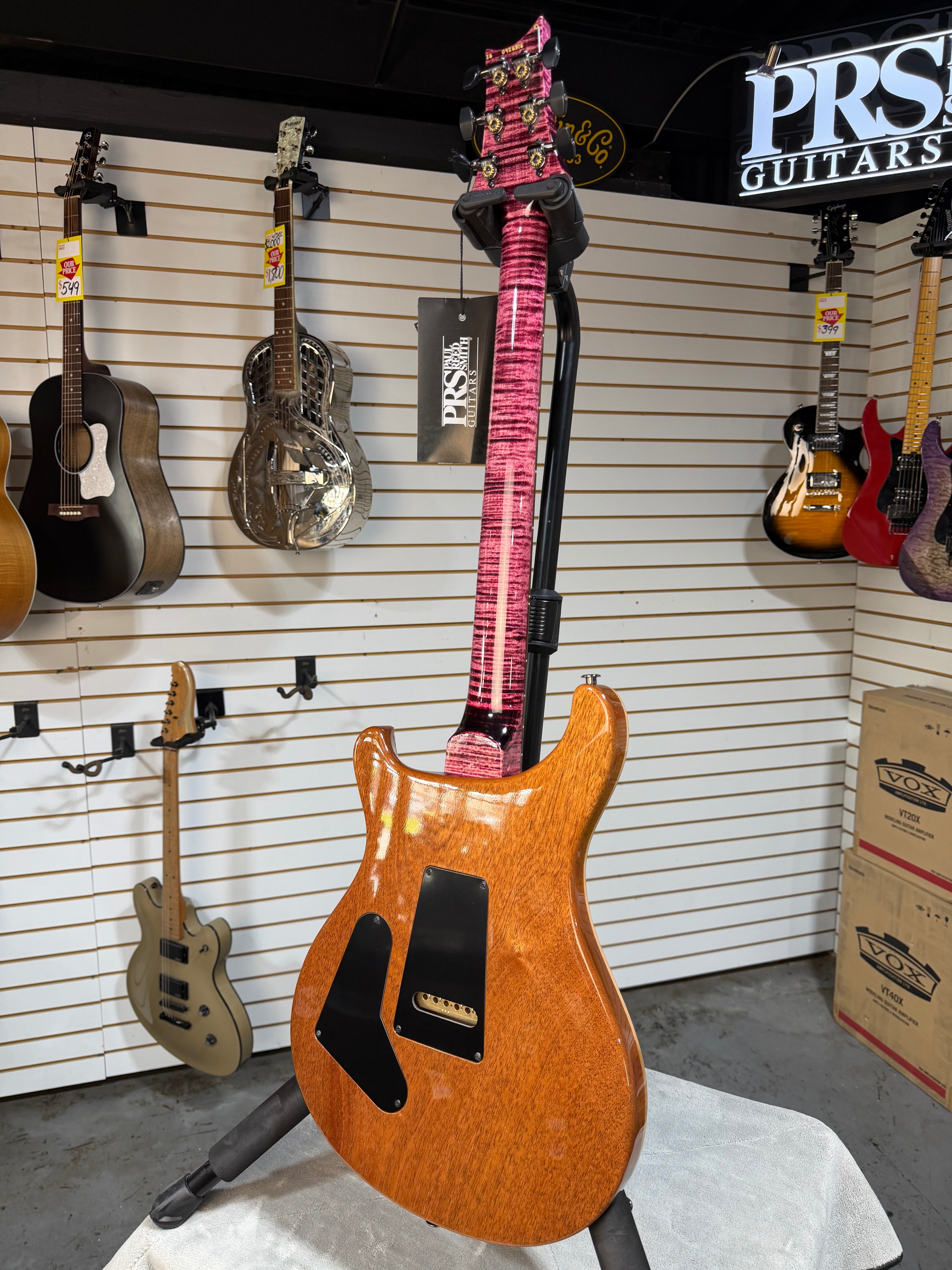 PRS Custom 24-08 10-Top Pomegranate