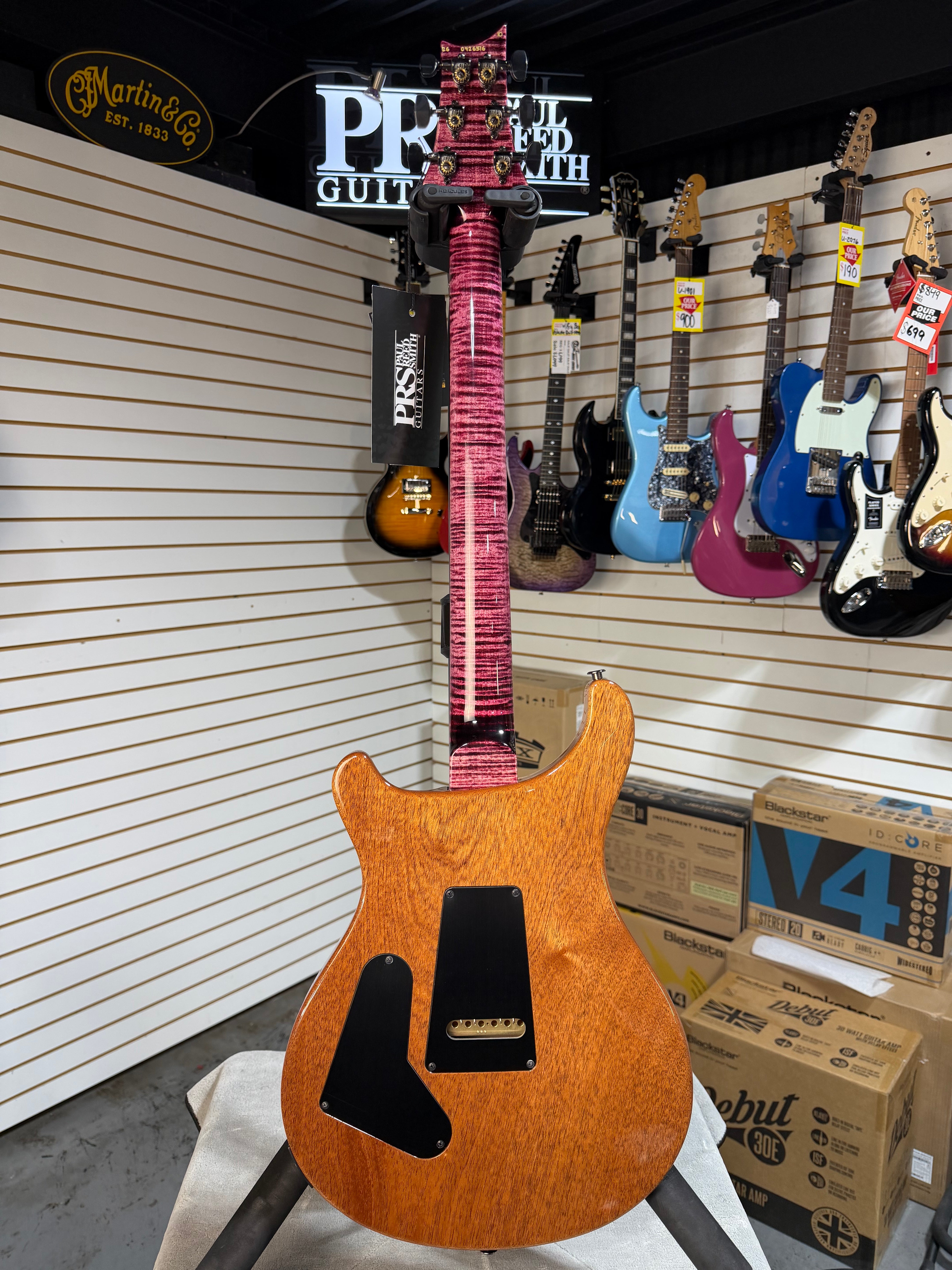 PRS Custom 24-08 10-Top Pomegranate
