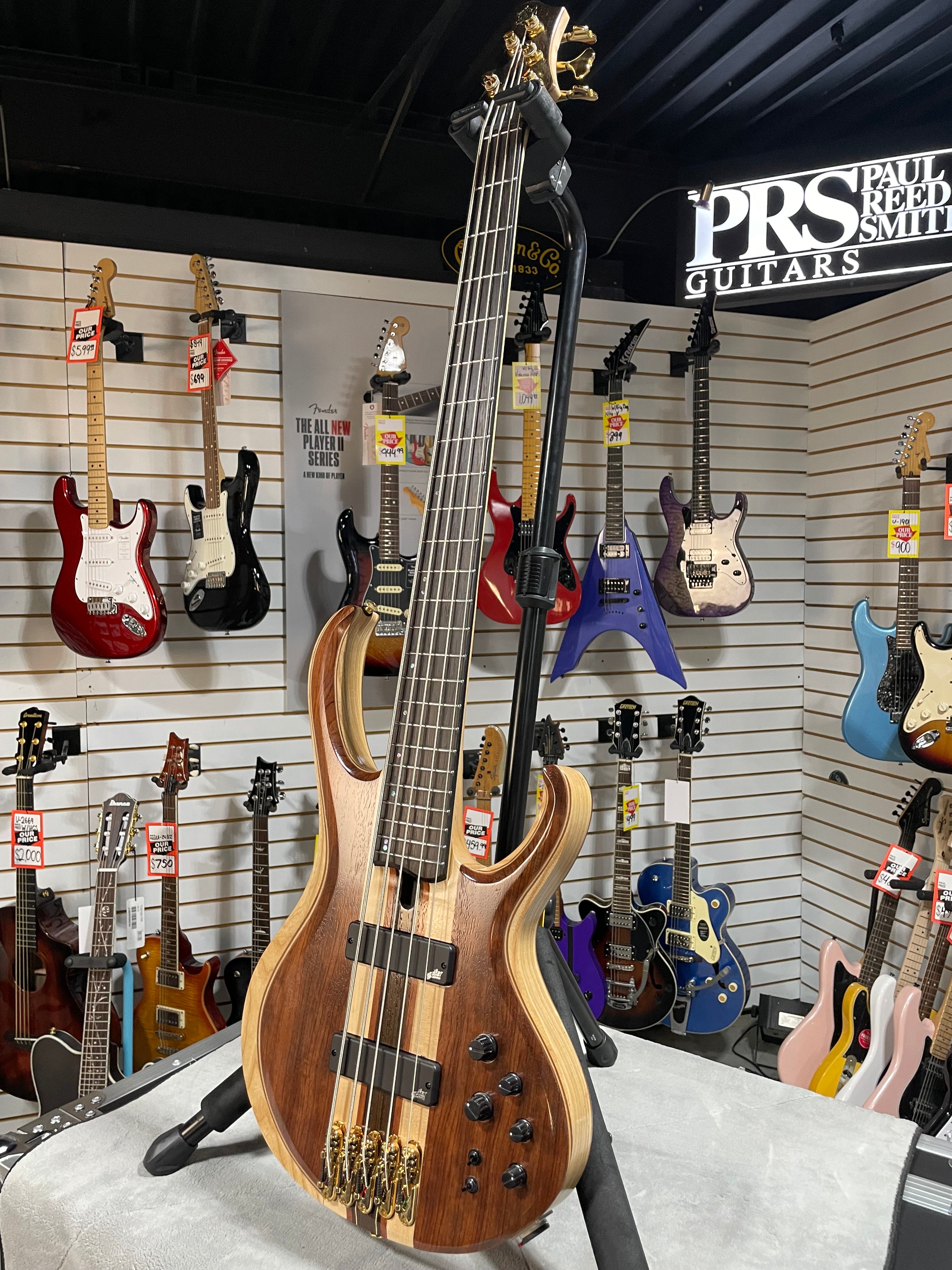 Ibanez BTB 1835 - Natural Shadow Low Gloss w/ Gig Bag & PLEK*D #660