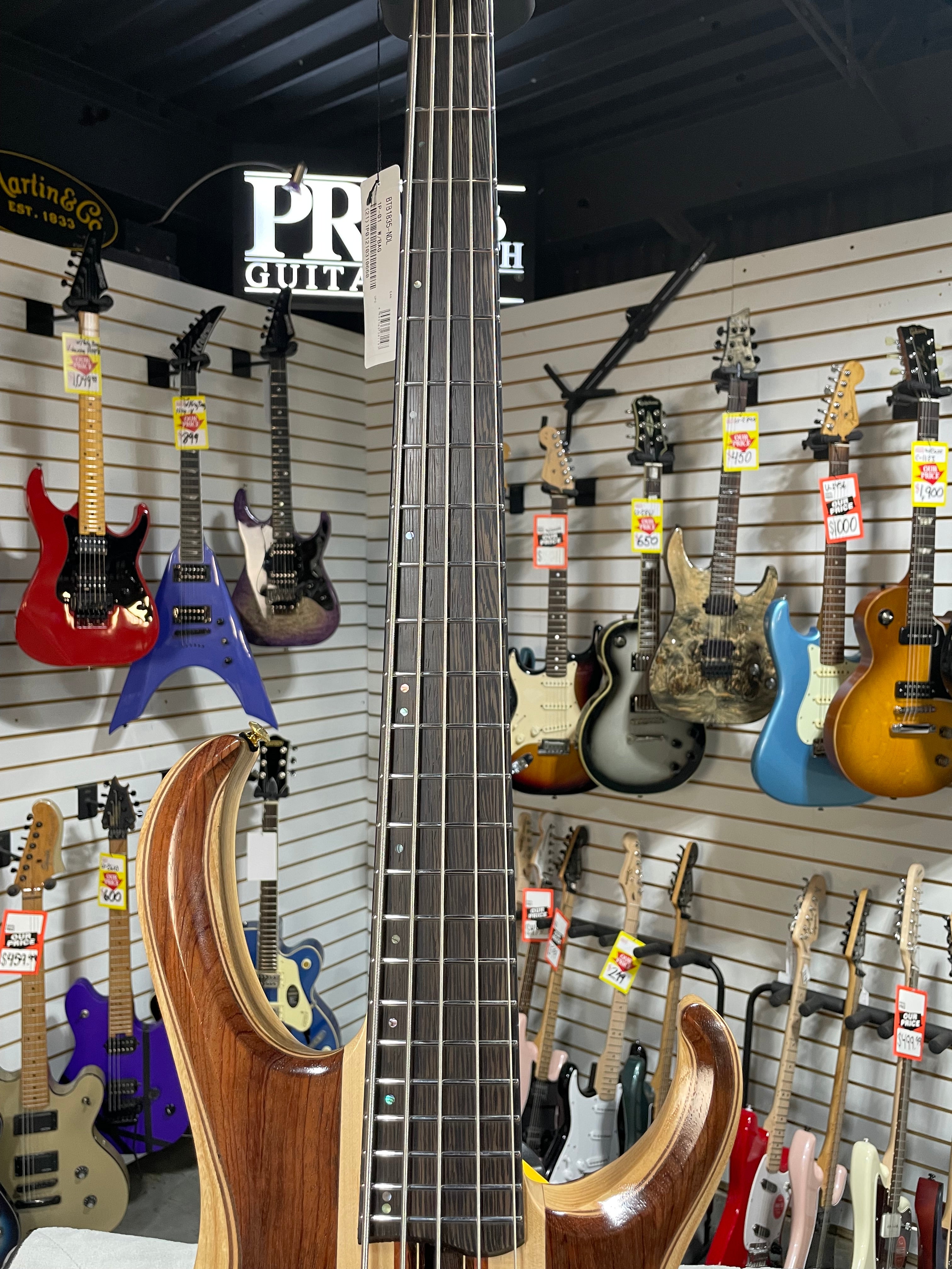 Ibanez BTB 1835 - Natural Shadow Low Gloss w/ Gig Bag & PLEK*D #660