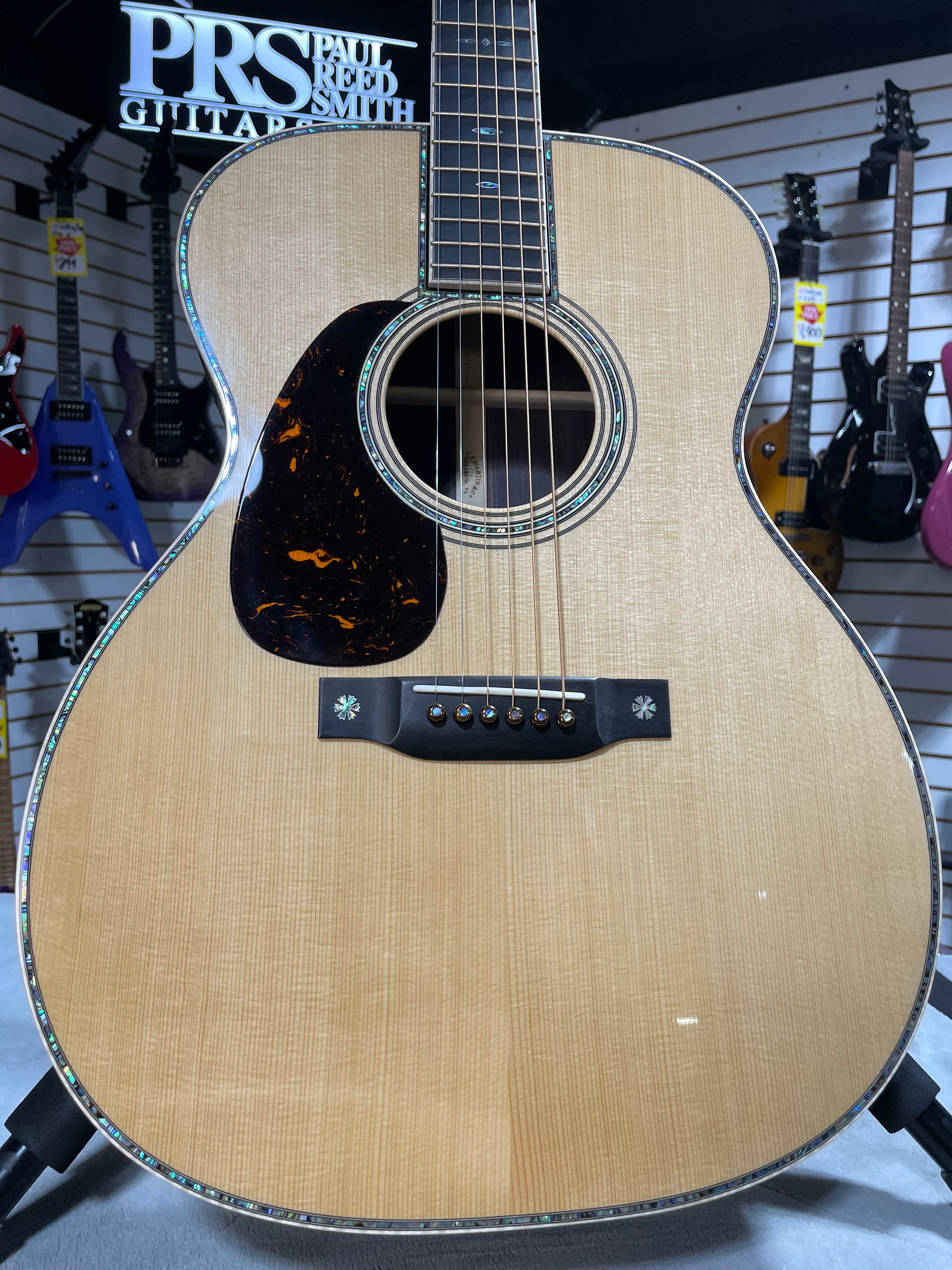 Martin 000-42 Modern Deluxe Left-Handed Acoustic Guitar - Natural W/OHSC & PLEK*D #368