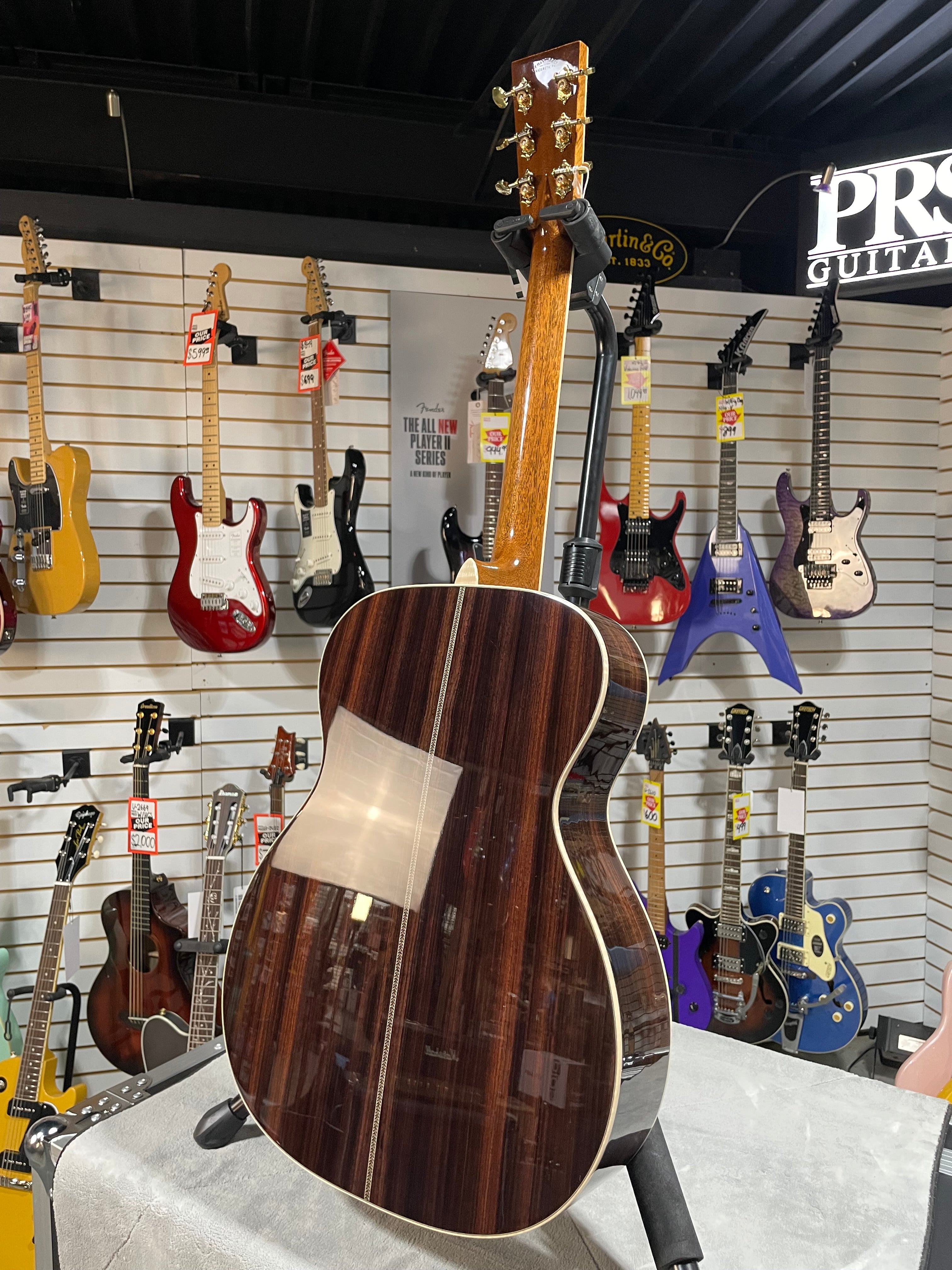 Martin 000-42 Modern Deluxe Left-Handed Acoustic Guitar - Natural W/OHSC & PLEK*D #368