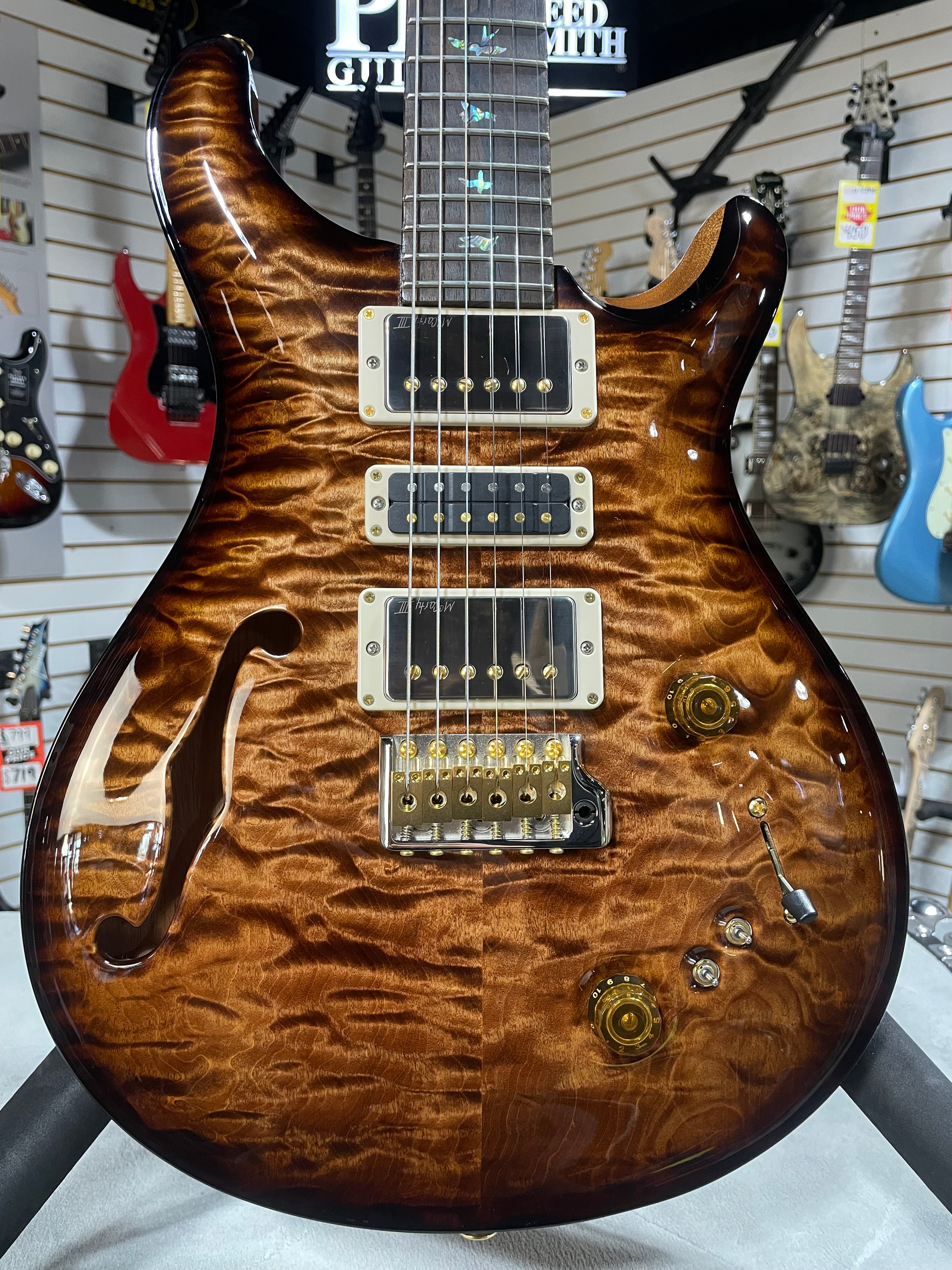 Wood Library Special 22 Semi Hollow - Custom Color Smokeburst #551 GET PLEK'D!