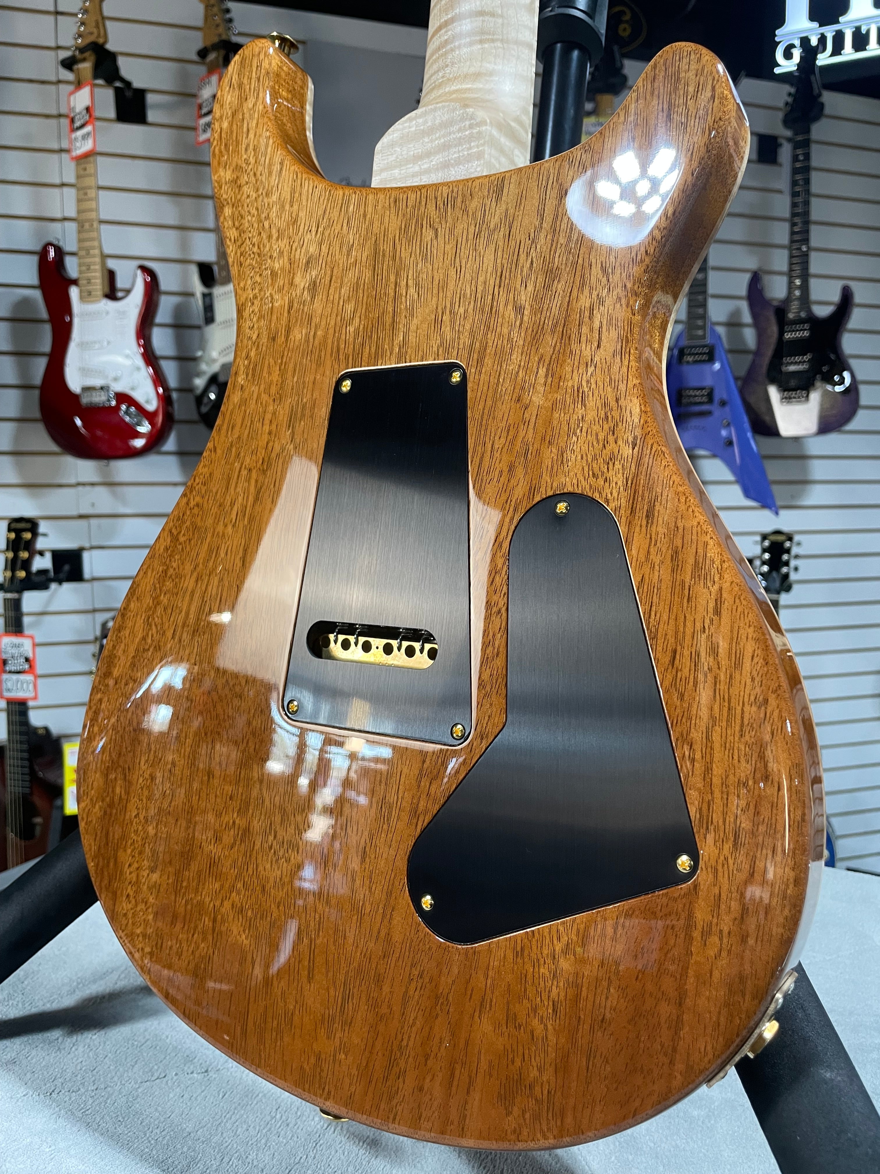 Wood Library Custom 24 Left Handed - Charcoal #284 GET PLEK'D!