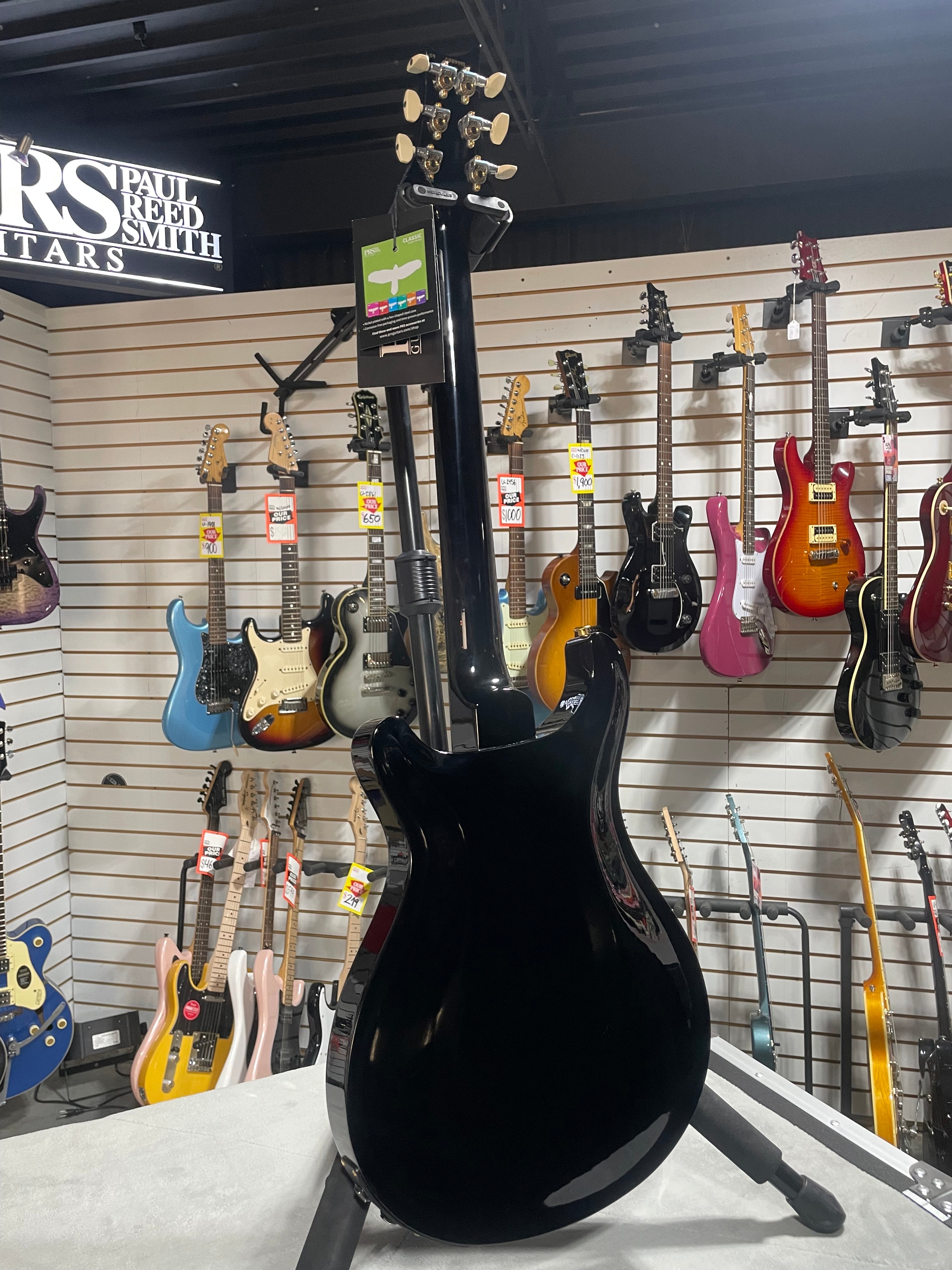 Hollowbody II Piezo Electric Guitar - Custom Color Piano Black #442 GET PLEK'D!