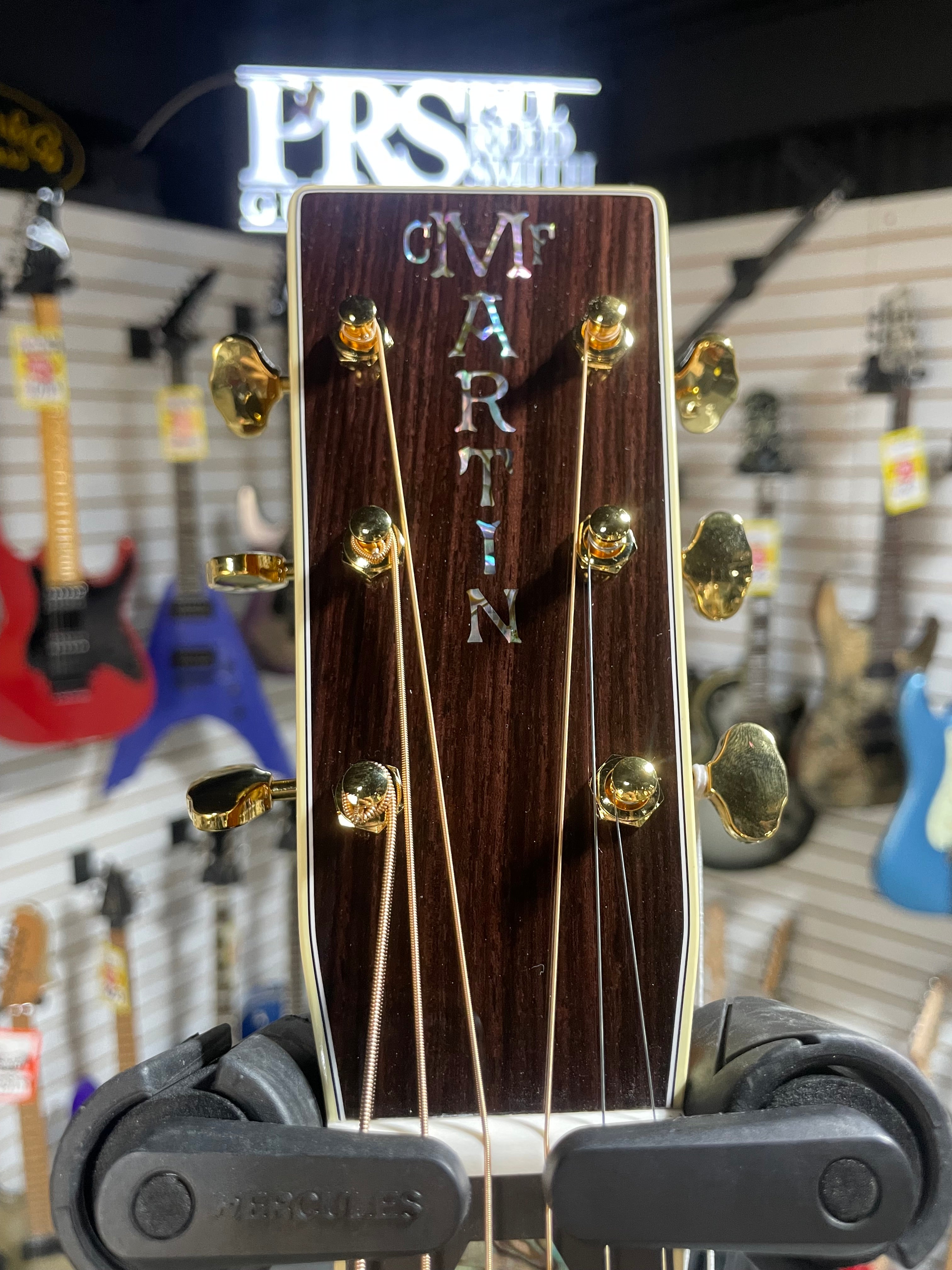 2025 Martin OM-45 Standard Series Acoustic Guitar- Natural w/ OHSC & PLEK*D #300