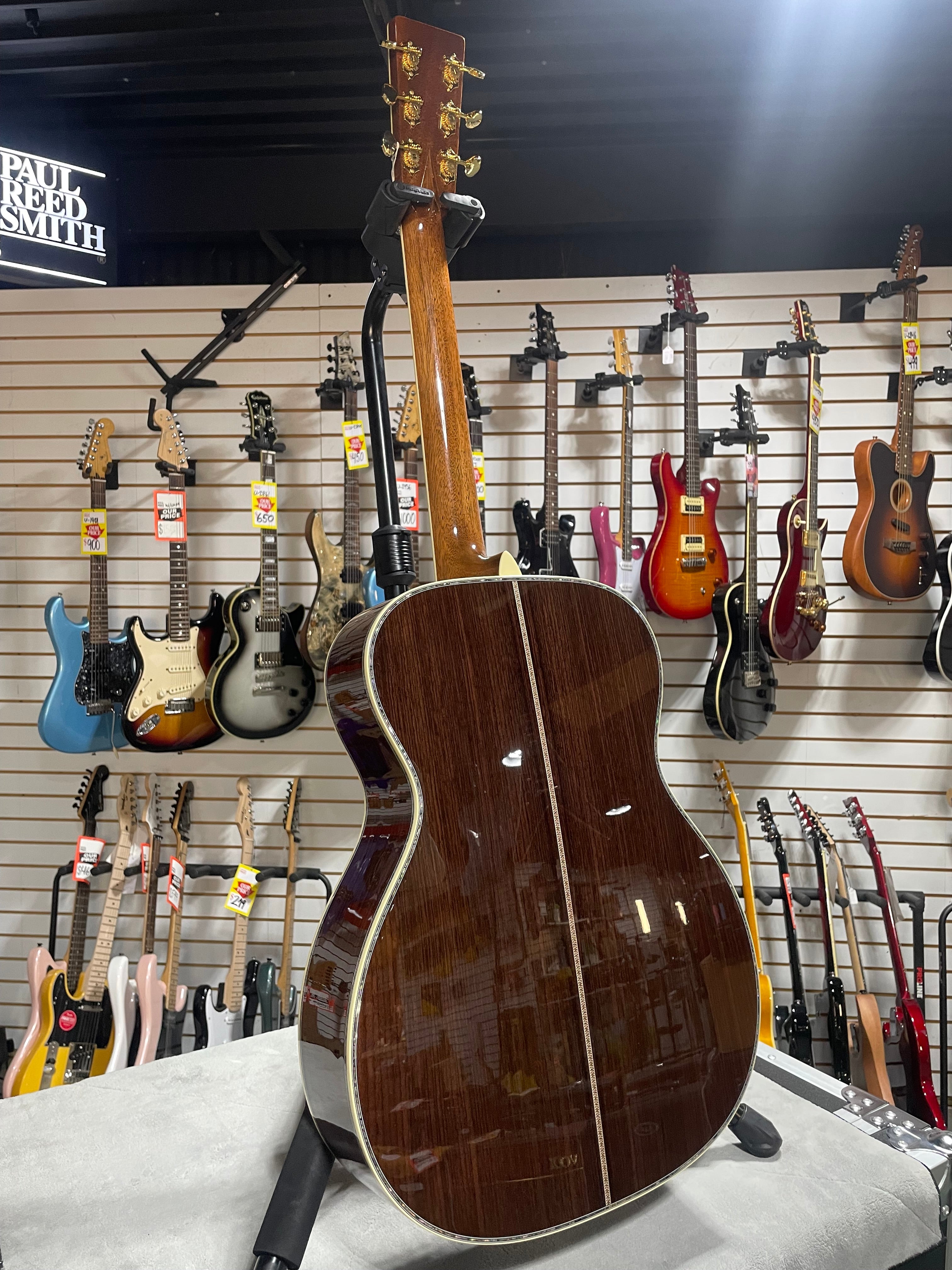 2025 Martin OM-45 Standard Series Acoustic Guitar- Natural w/ OHSC & PLEK*D #300