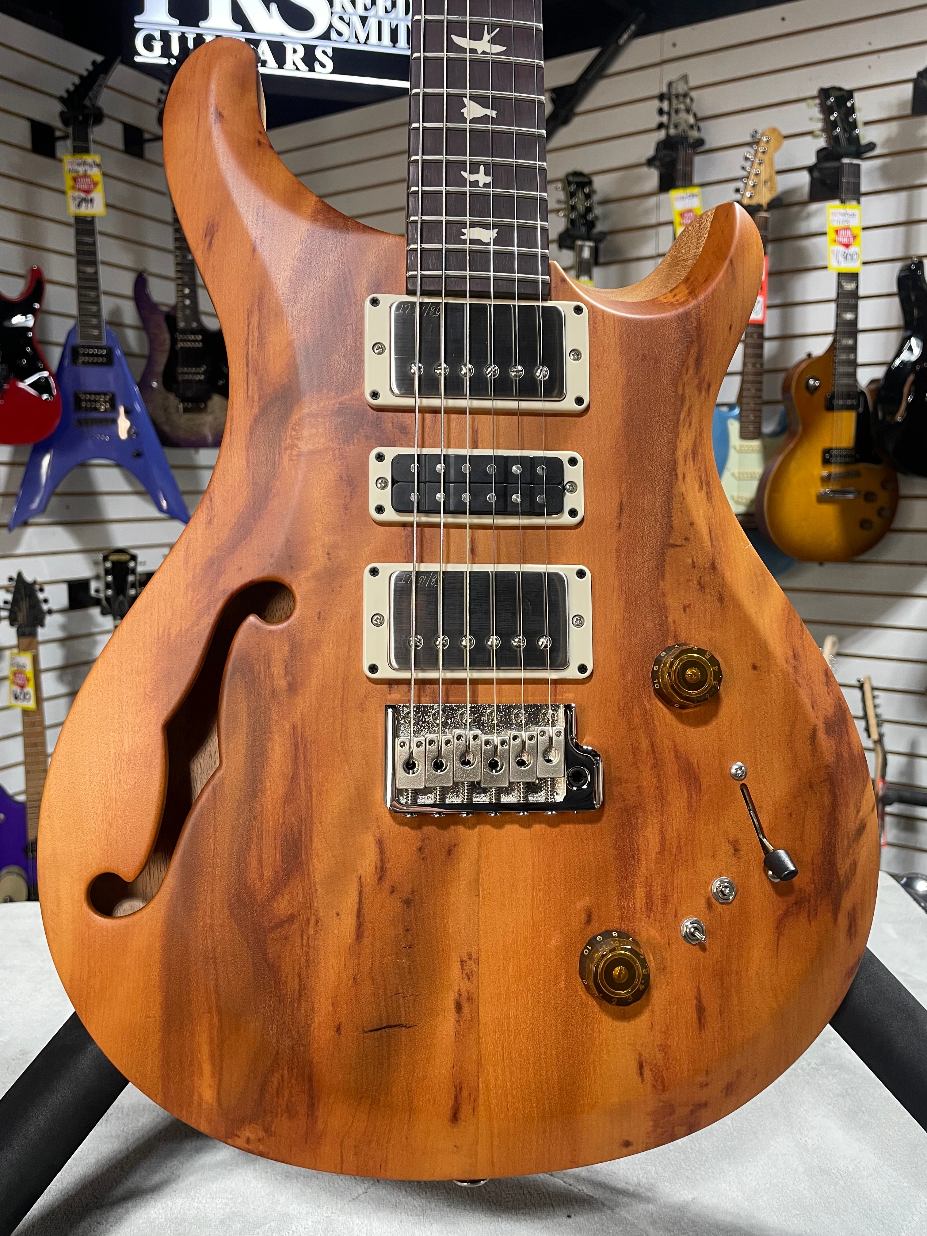 PRS S2 Special Semi-Hollow Reclaimed Limited Edition 2025 - Natural w/Gig Bag & PLEK*D #712