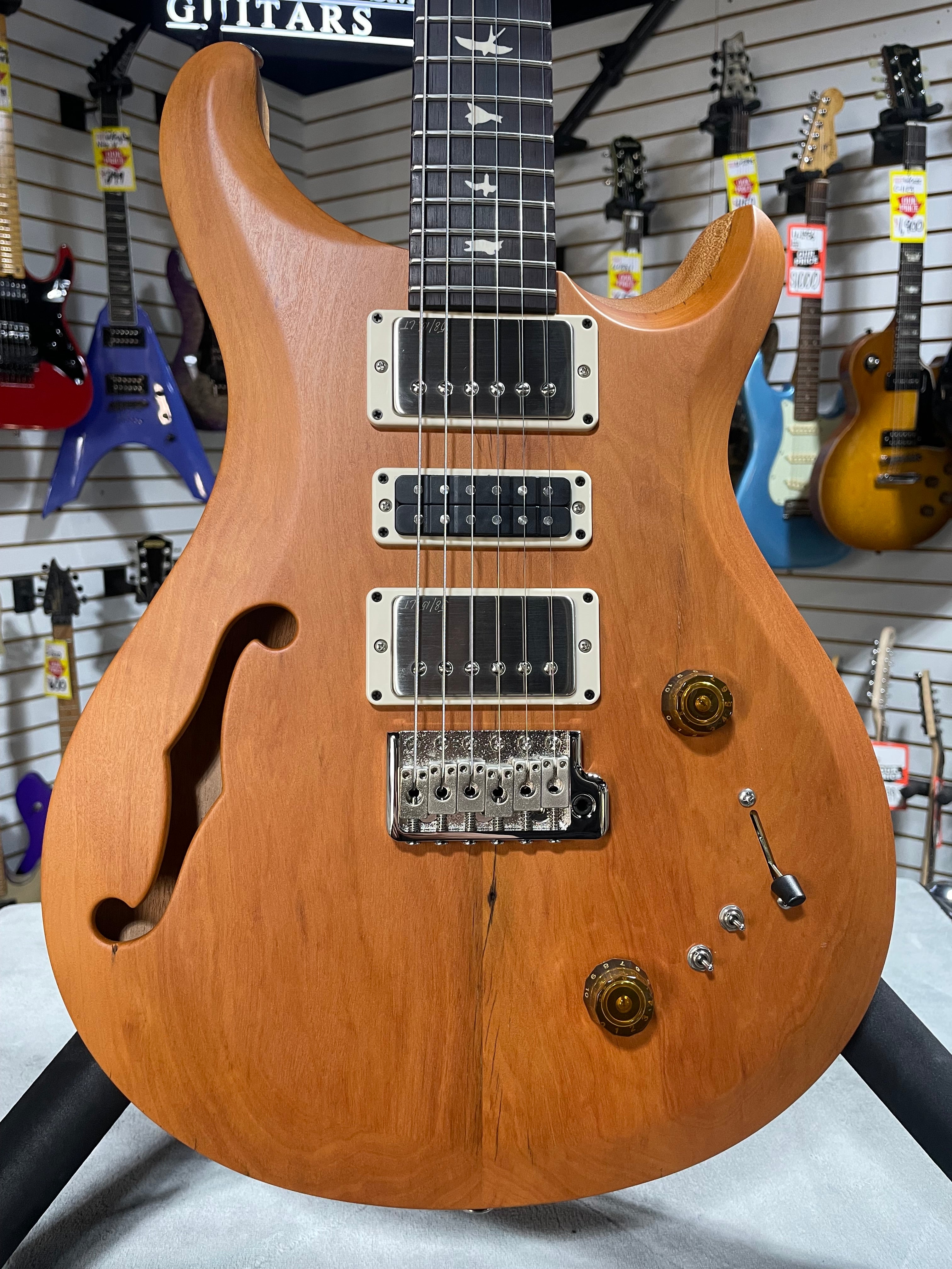 PRS S2 Special Semi-Hollow Reclaimed Limited Edition 2025 - Natural w/Gig Bag & PLEK*D #920