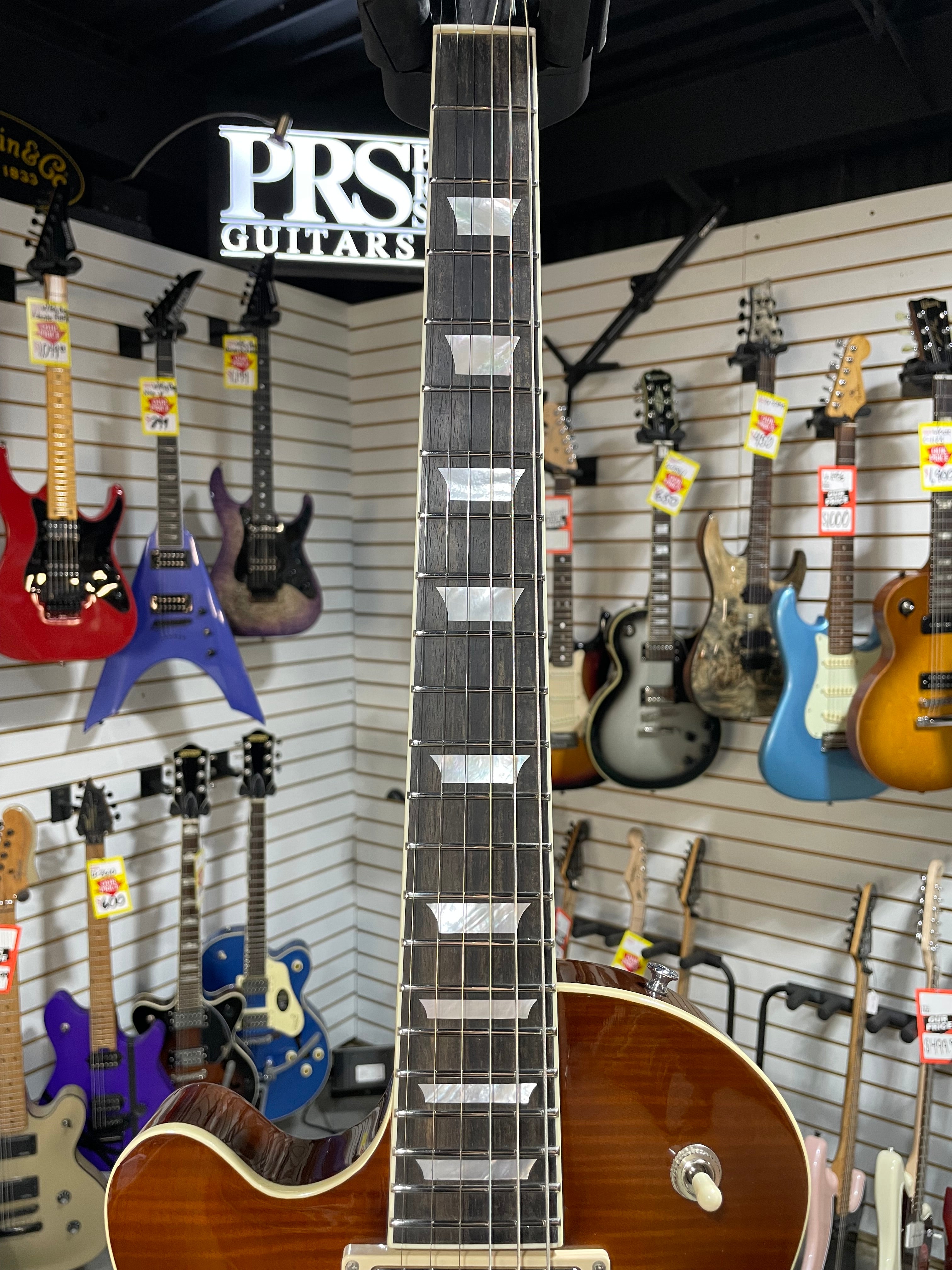 Eastman SB59L Left Handed Electric Guitar 2025 - Goldburst w/OHSC & PLEK*D #753