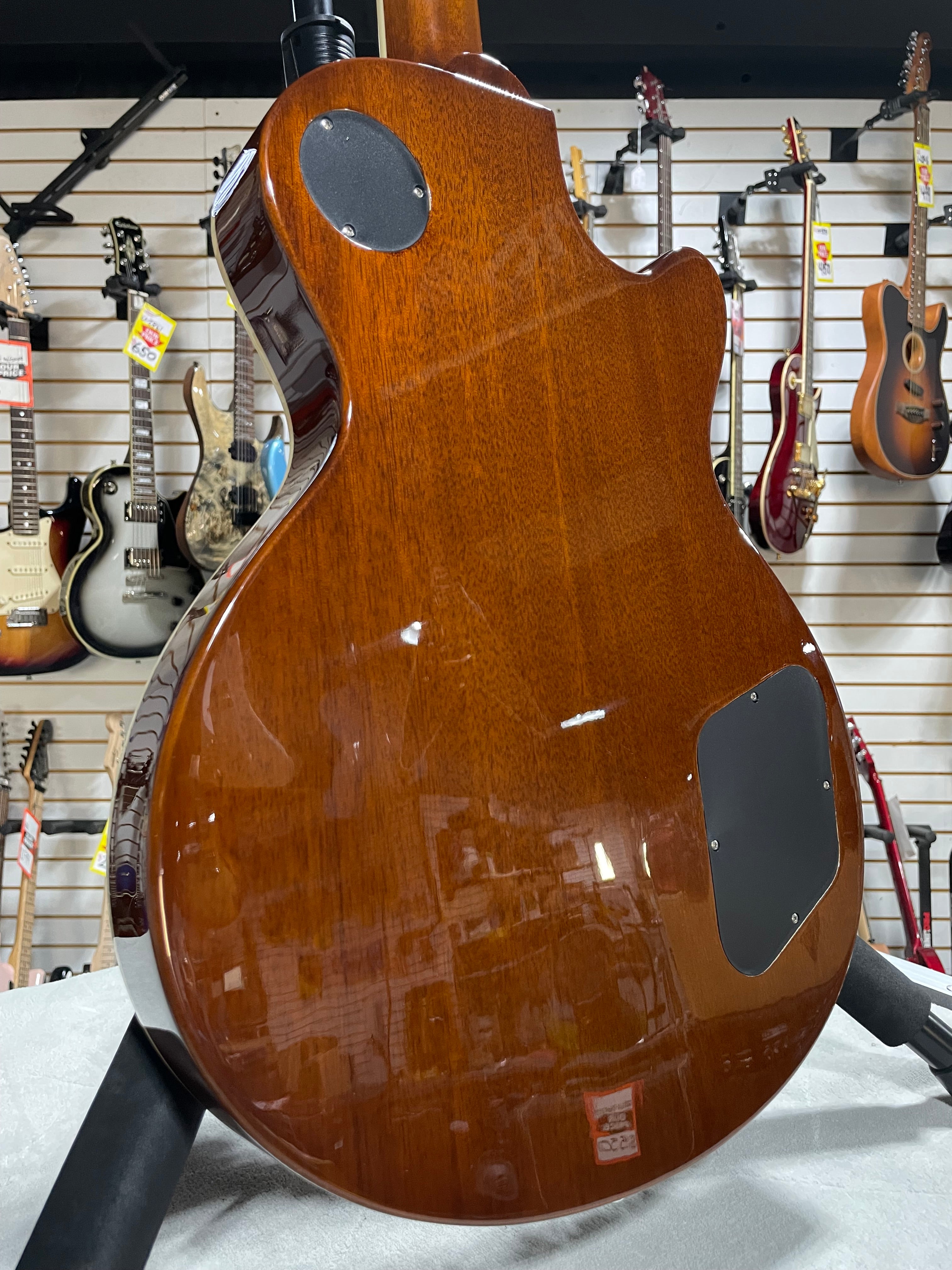 Eastman SB59L Left Handed Electric Guitar 2025 - Goldburst w/OHSC & PLEK*D #753