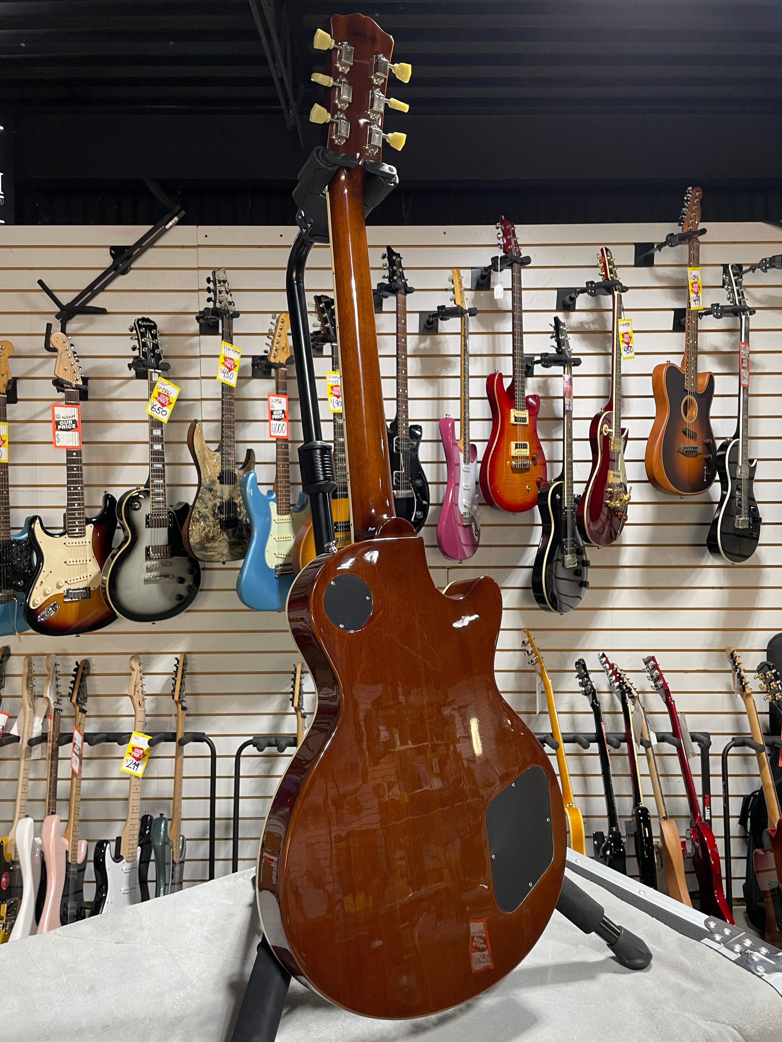 Eastman SB59L Left Handed Electric Guitar 2025 - Goldburst w/OHSC & PLEK*D #753