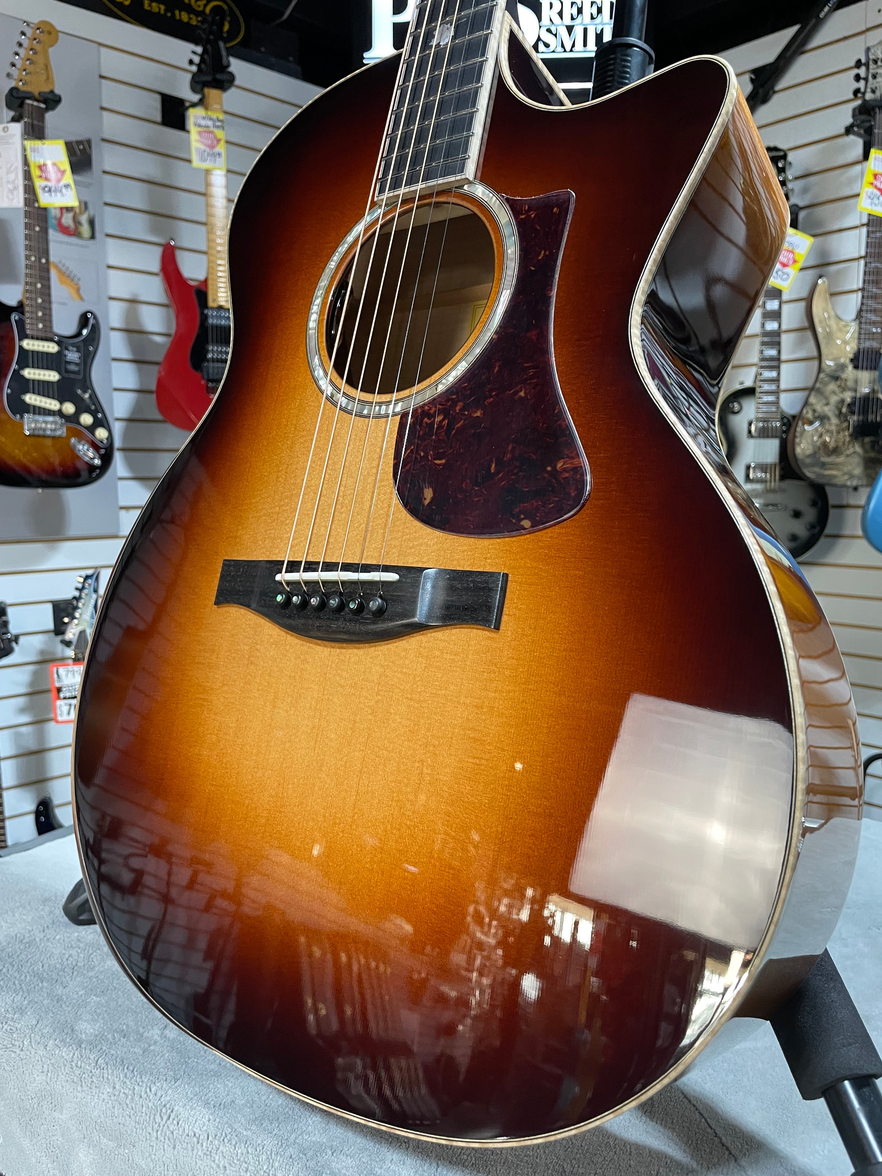 Eastman AC622CE-SB Acoustic Guitar 2025 - Sunburst w/OHSC & PLEK*D #571