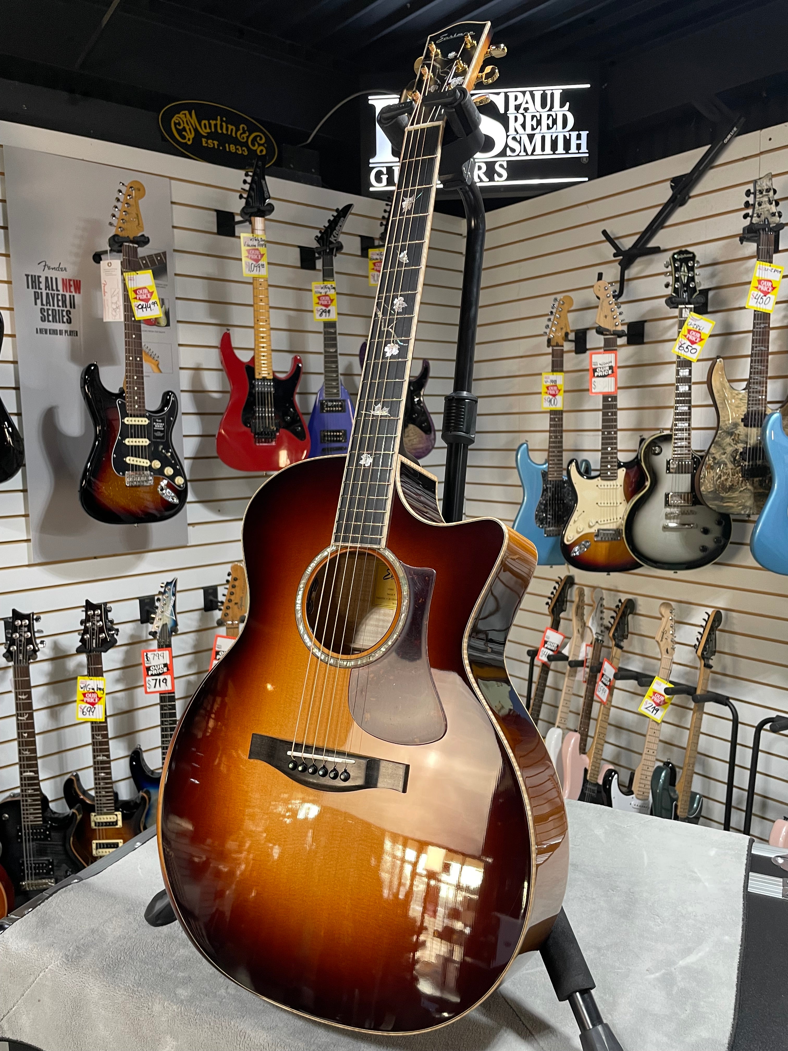 Eastman AC622CE-SB Acoustic Guitar 2025 - Sunburst w/OHSC & PLEK*D #571