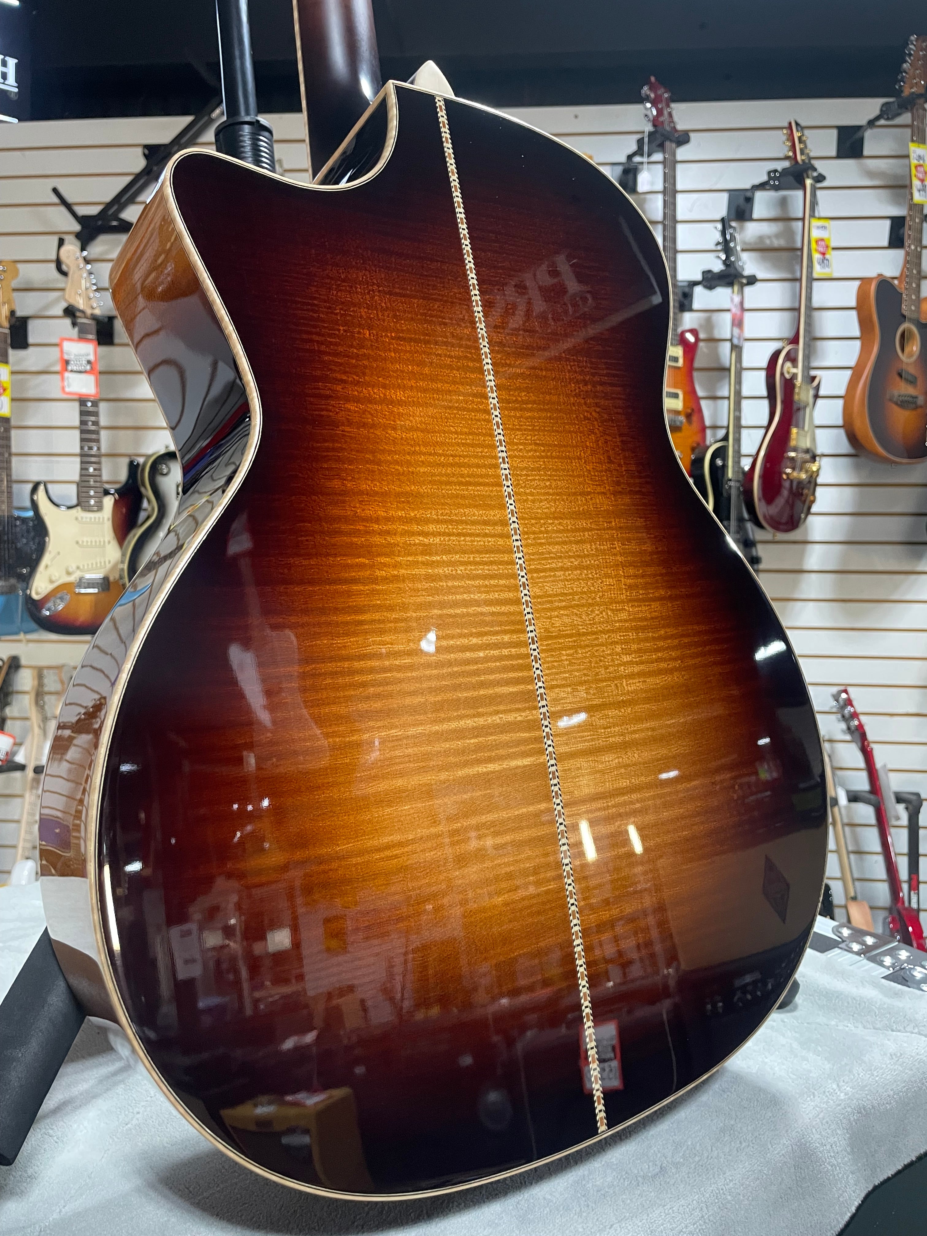 Eastman AC622CE-SB Acoustic Guitar 2025 - Sunburst w/OHSC & PLEK*D #571