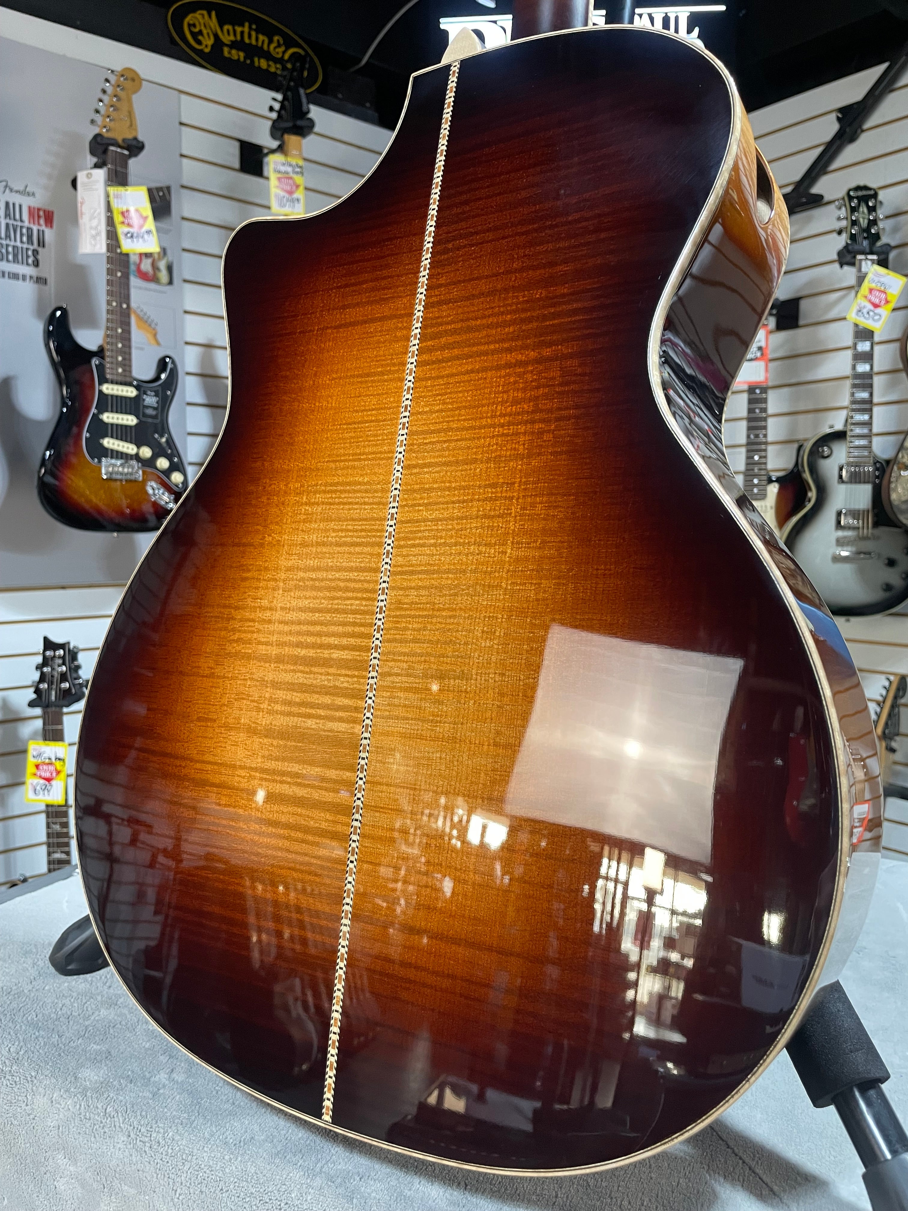 Eastman AC622CE-SB Acoustic Guitar 2025 - Sunburst w/OHSC & PLEK*D #571