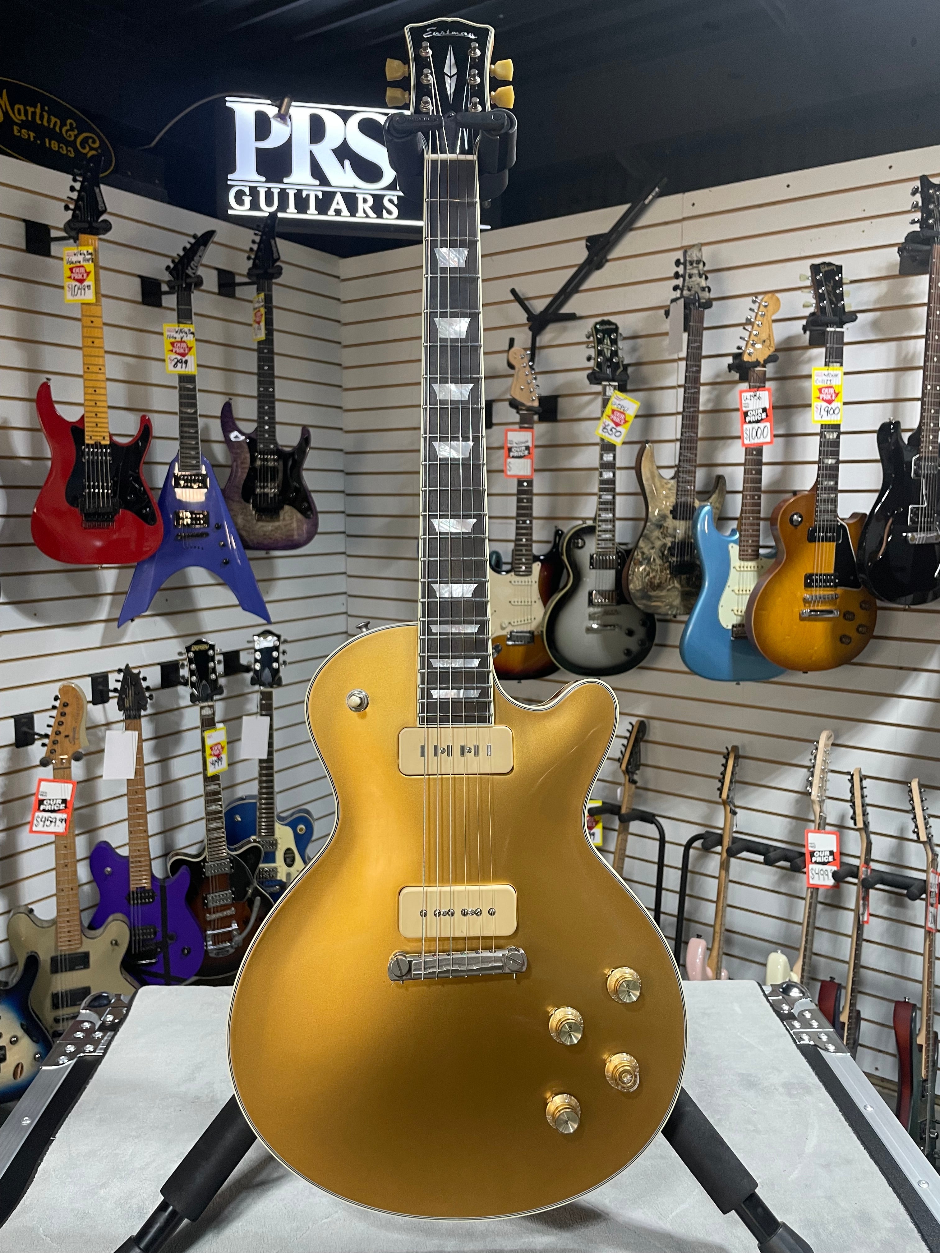 Eastman SB54/TV - Gold w/OHSC & PLEK*D #059