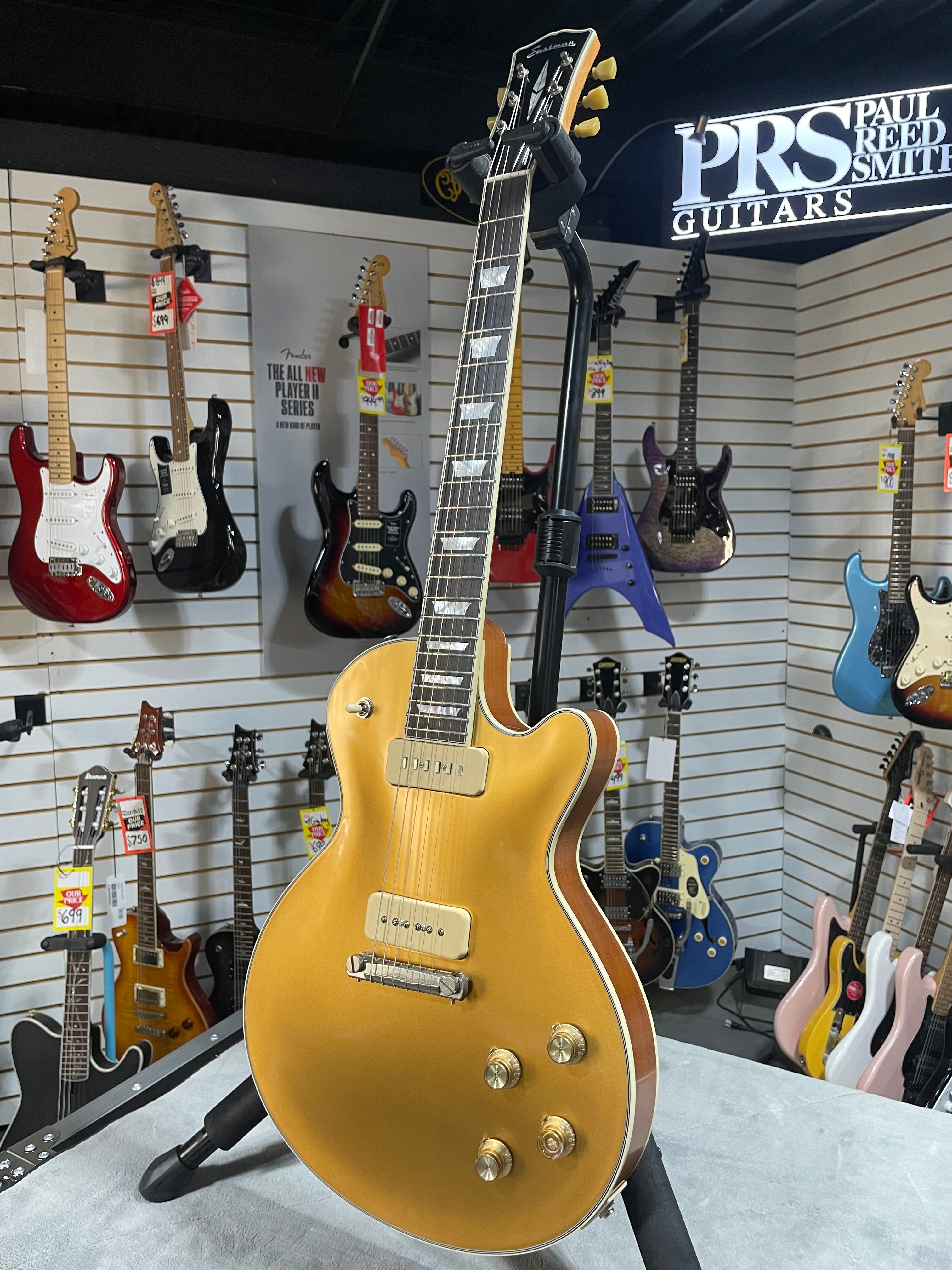 Eastman SB54/TV - Gold w/OHSC & PLEK*D #059