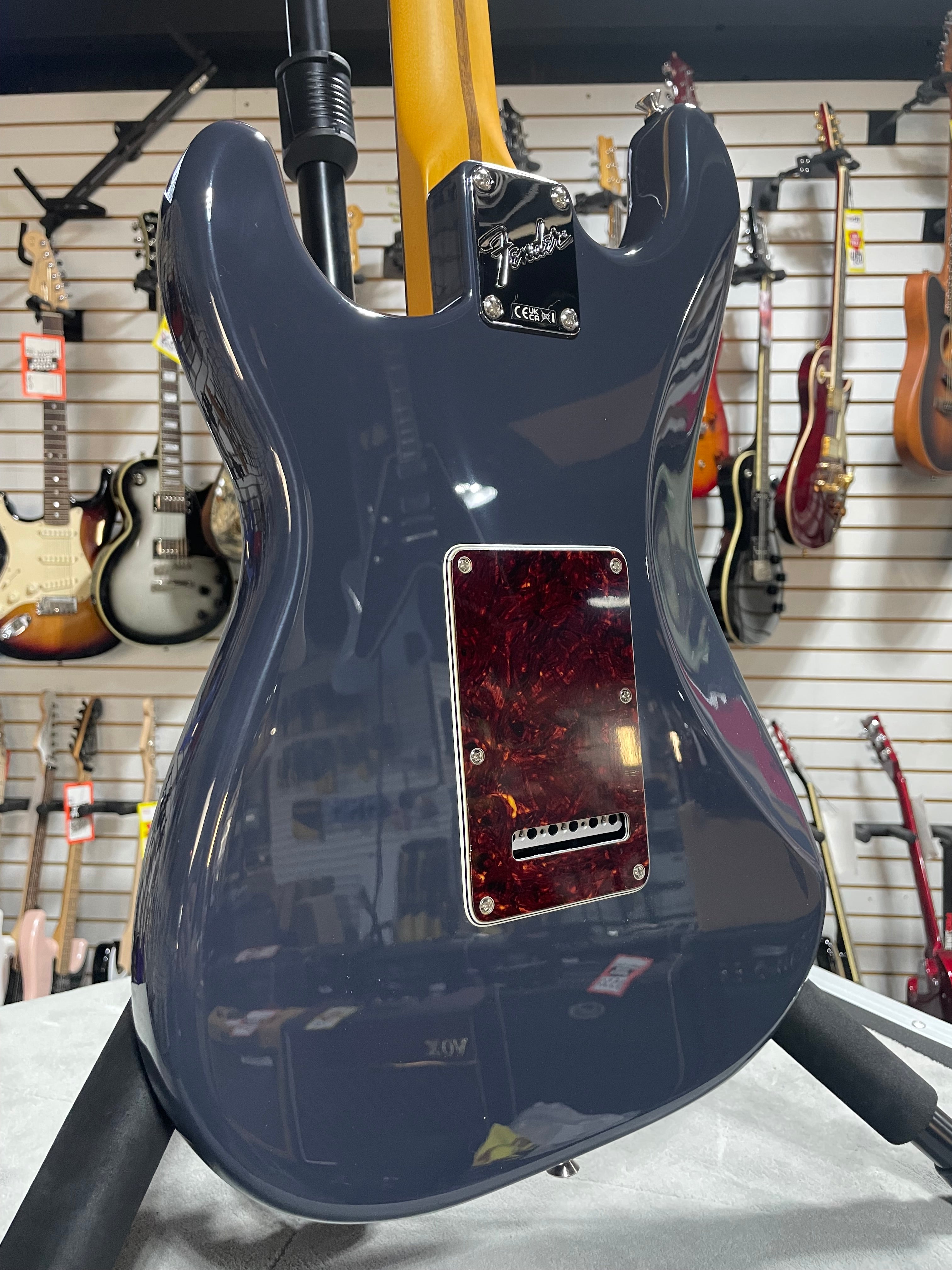 Fender American Professional Classic Stratocaster - Faded Black w/ Gig Bag & PLEK*D #669