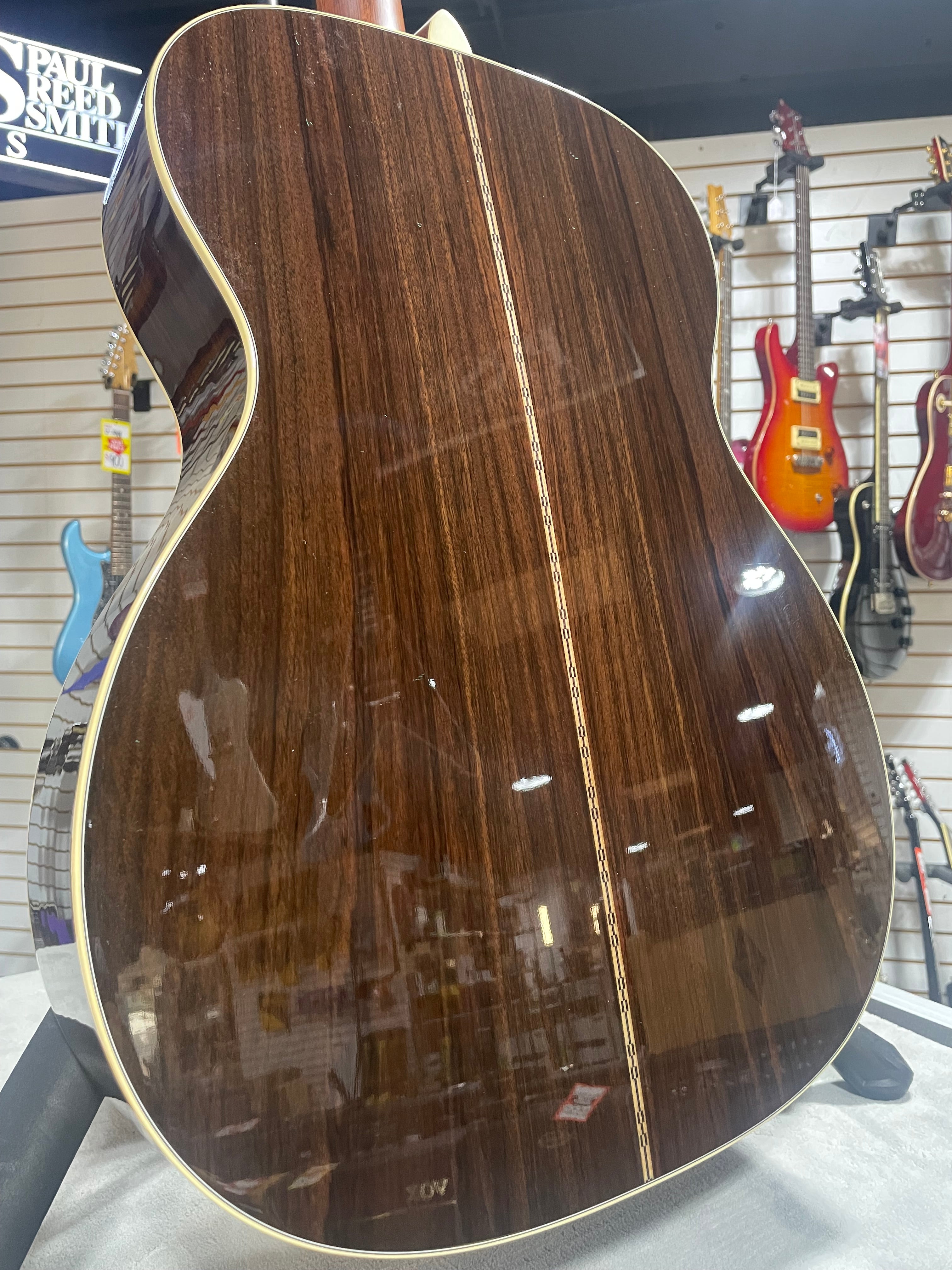 Martin OM-28 Left Handed Acoustic Guitar - Natural w/OHSC & PLEK*D #292