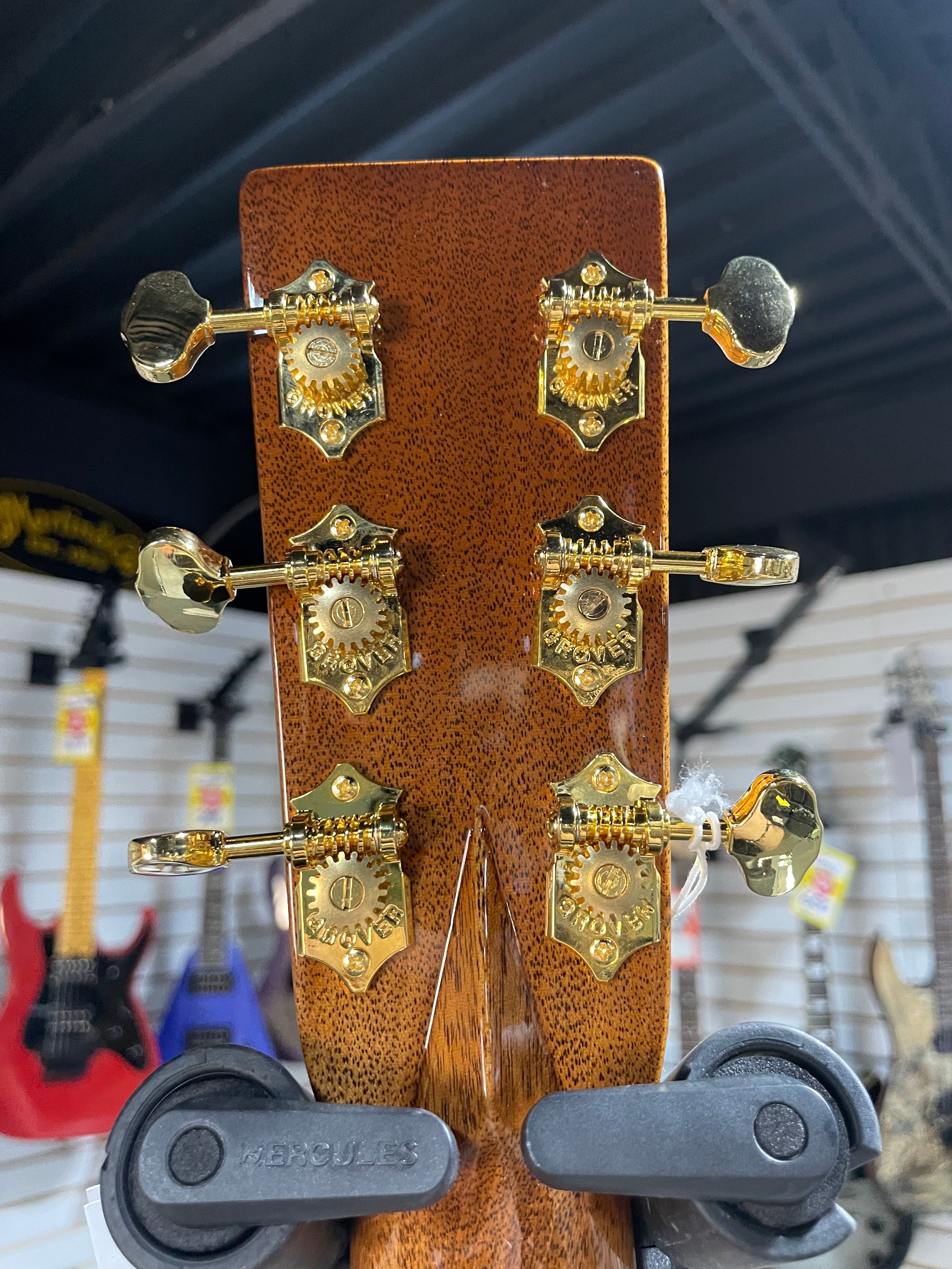 Martin OM-45 Left Handed Acoustic Guitar - Natural w/OHSC & PLEK*D #079