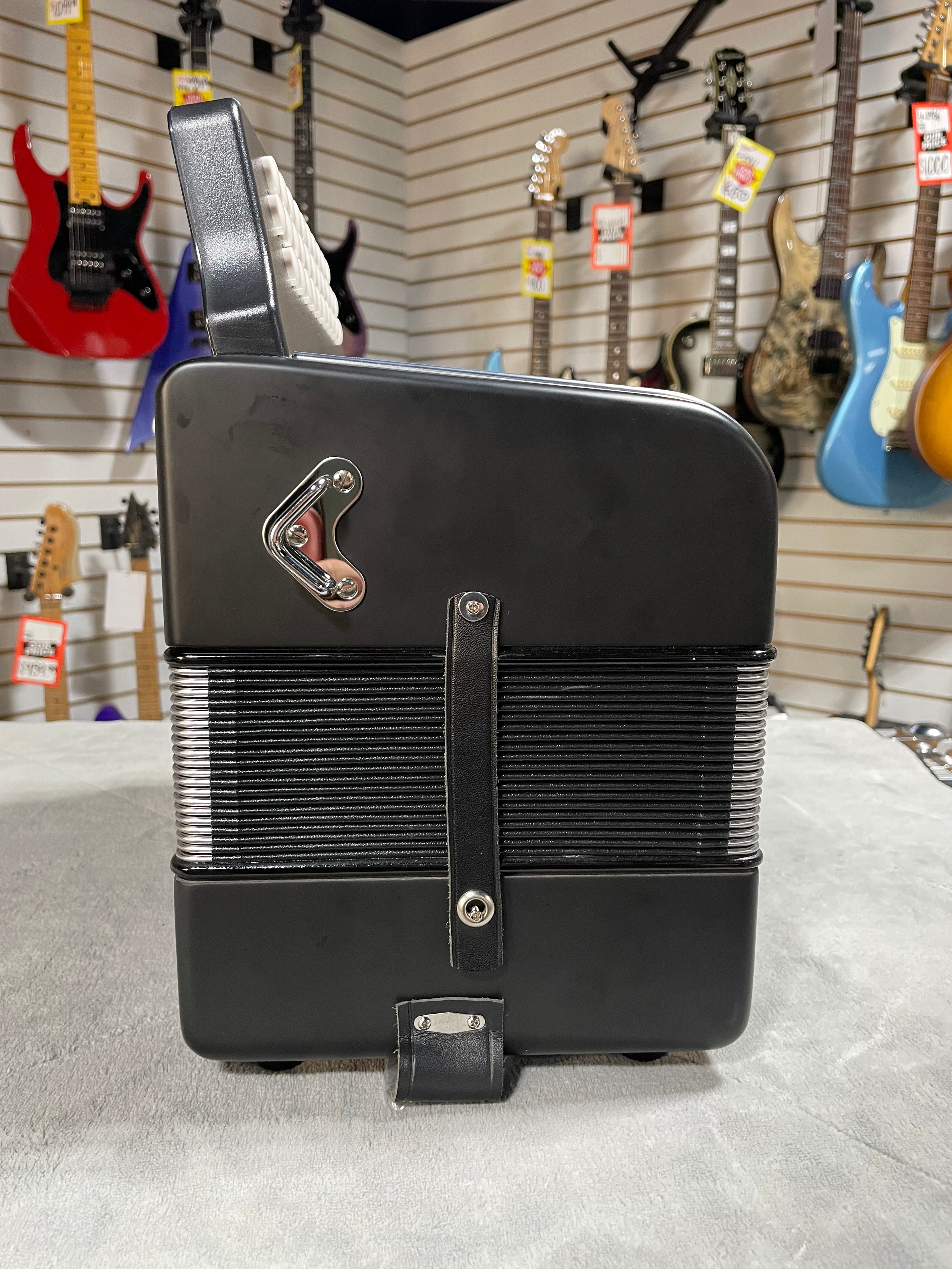 Hohner HA-3100GB Panther Accordion G/C/F Keys 2010s - Black