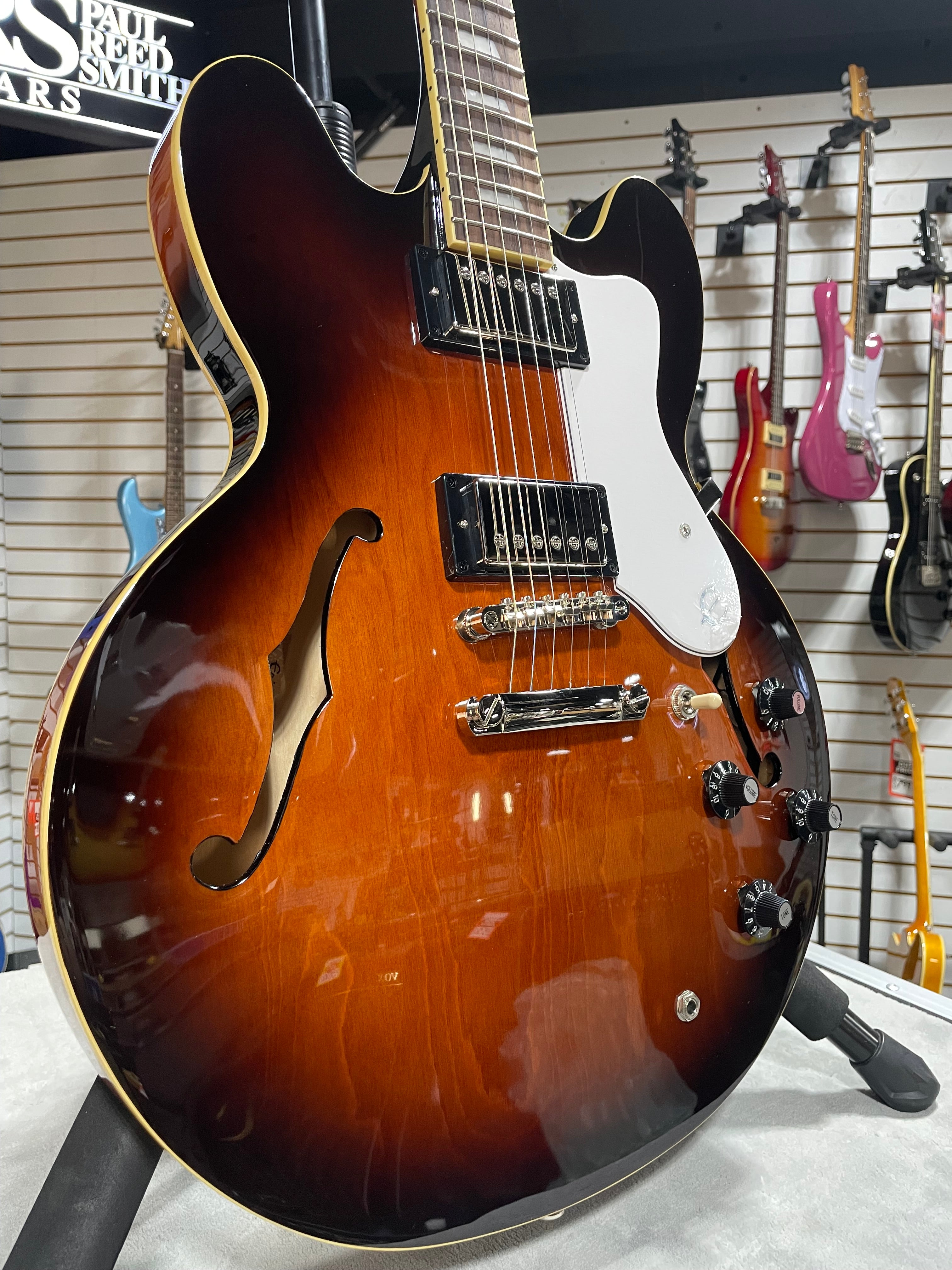 Epiphone Bonehead Signature Riviera - Tobacco Sunburst w/ OHSC & PLEK*D #593